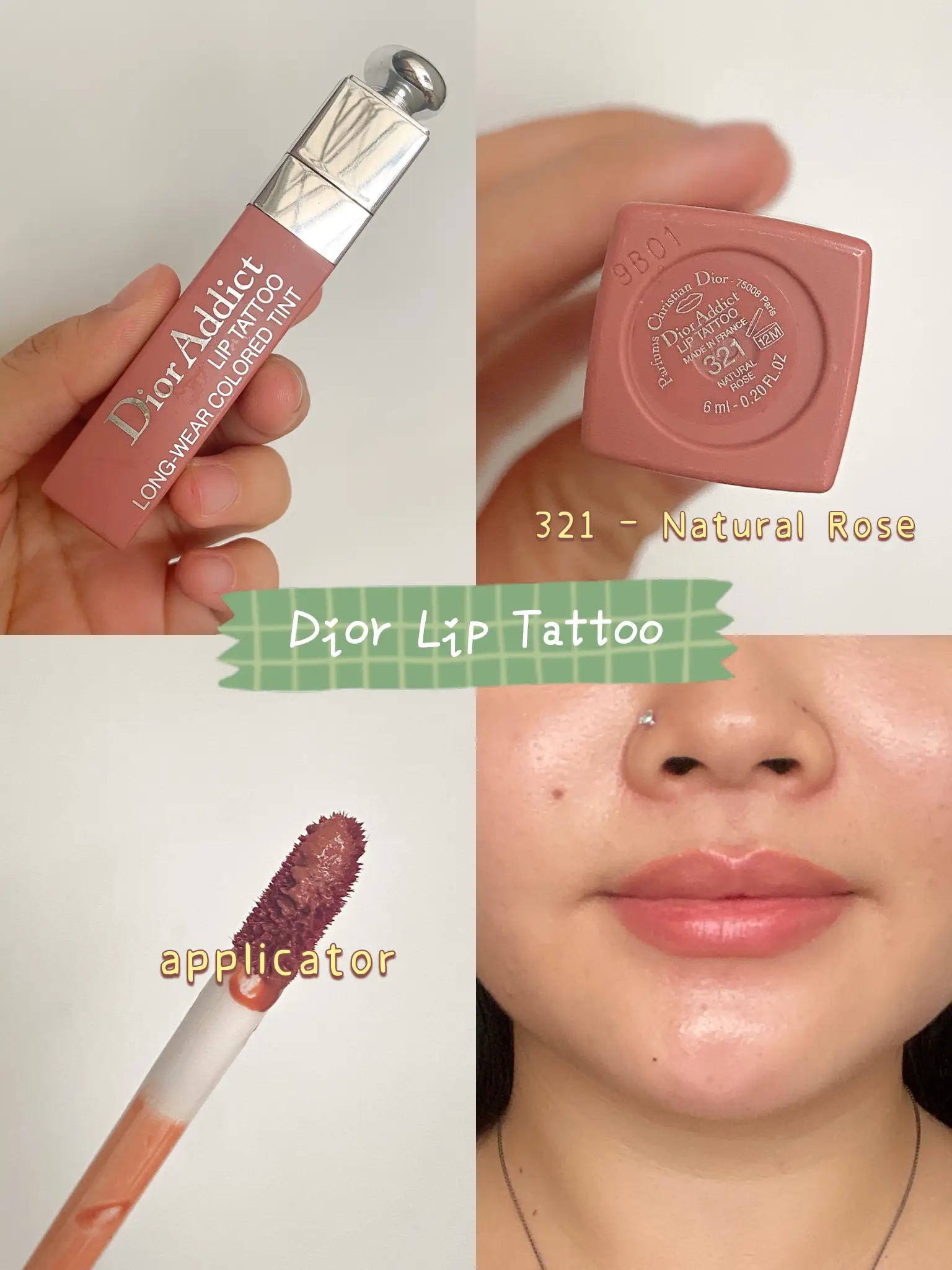 Warna favorit 2024 dior lip tattoo