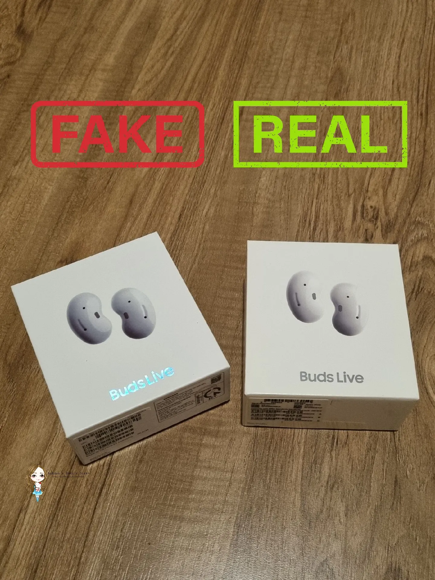 Fake vs real galaxy buds online plus