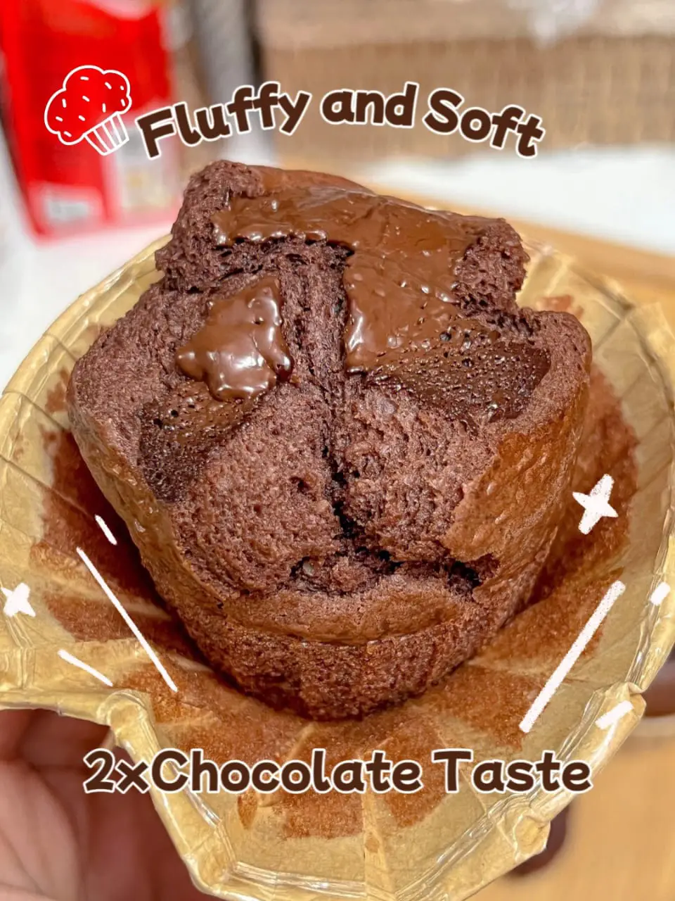Air Fryer to make Double Chocolate Muffins🍫🧁 Galeri disiarkan oleh