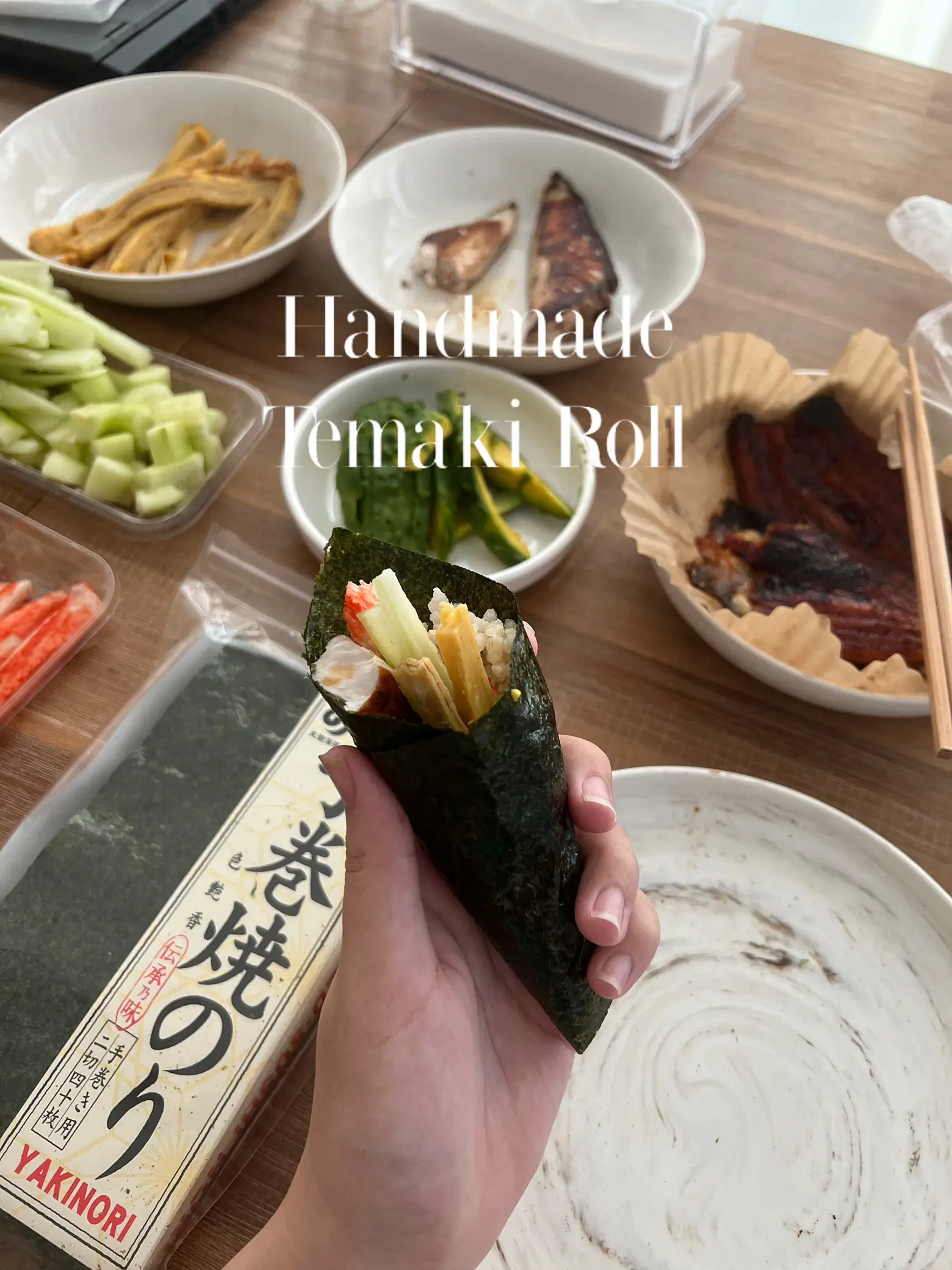 how to eat temaki