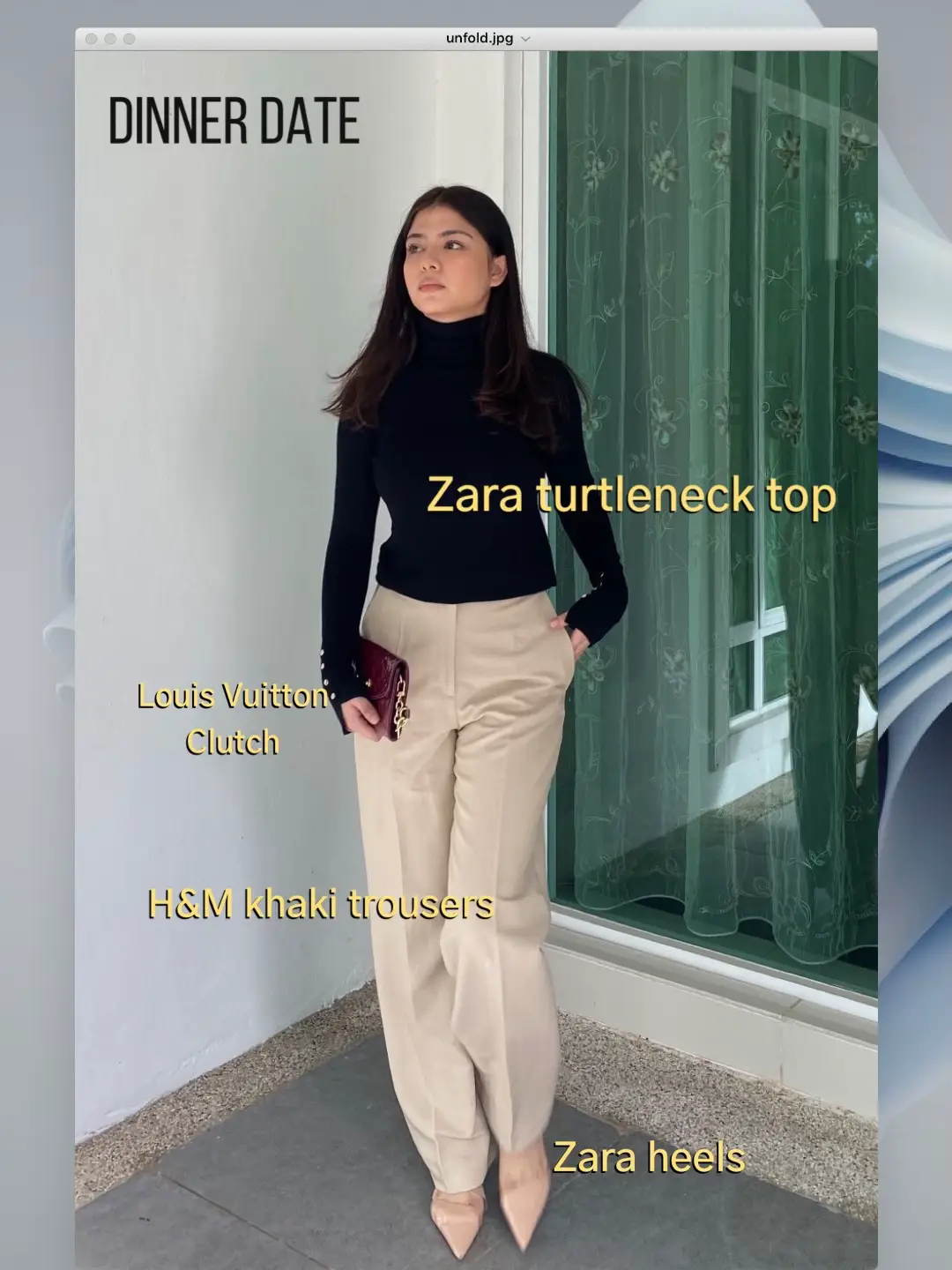 H and 2024 m khaki trousers