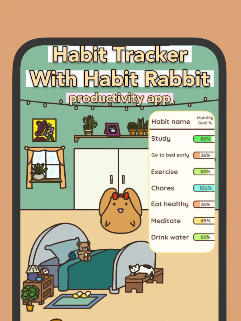 Habit Tracker with Habit Rabbit 🐰 | Galeri diposting oleh rif | Lemon8