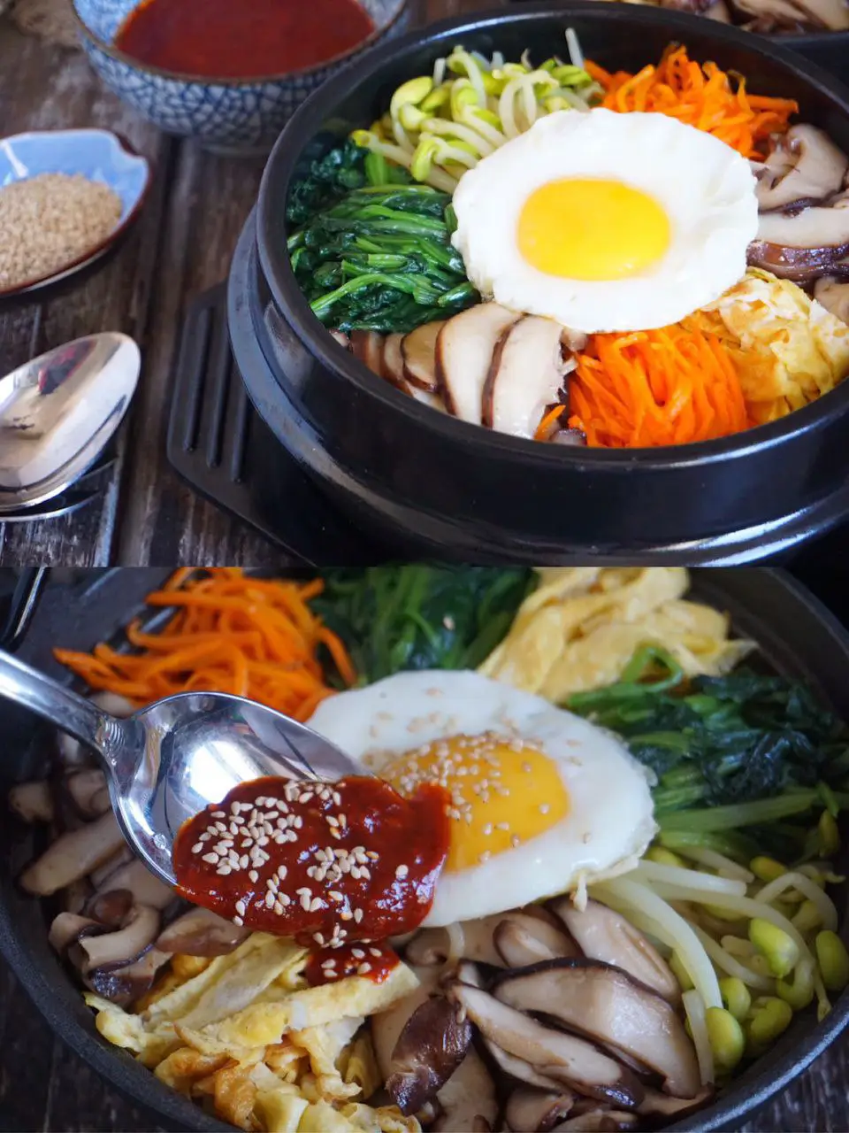 Bibimbap (Korean Mixed Rice with Meat and Assorted Vegetables) - My Korean  Kitchen