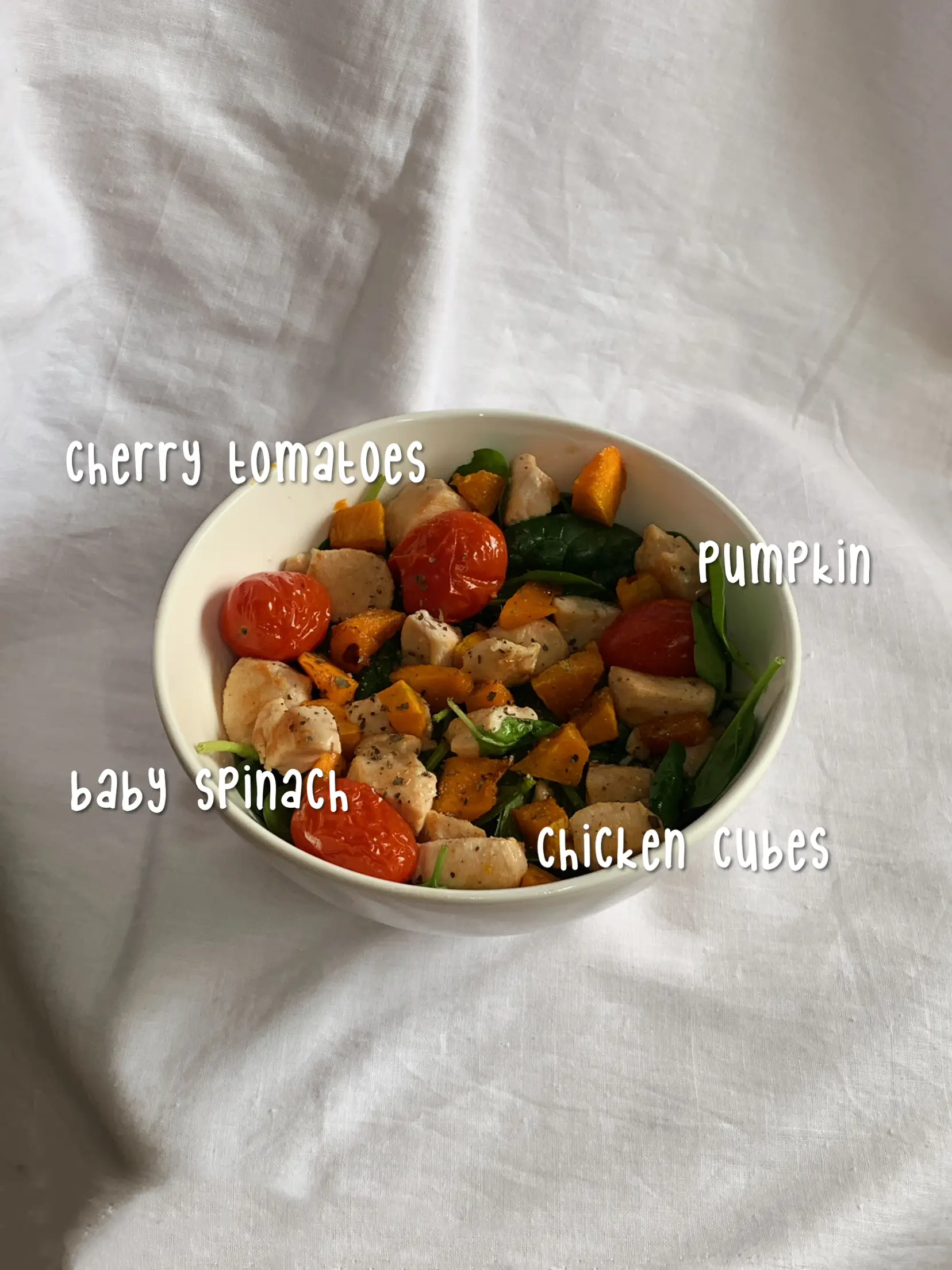 Colourful salad bowl