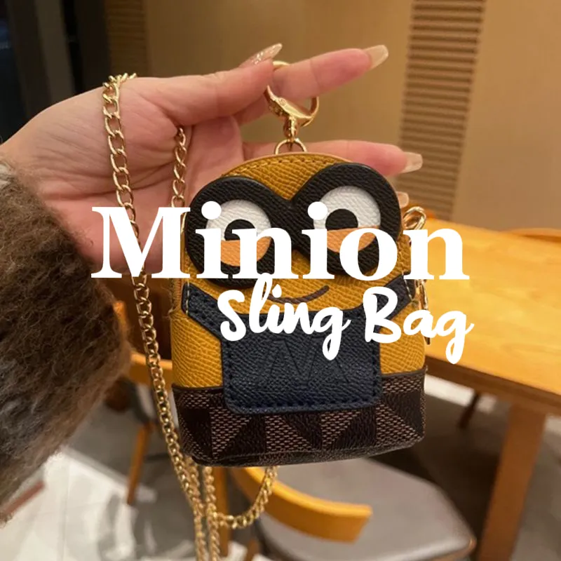 Polyester Minion Messenger Bag