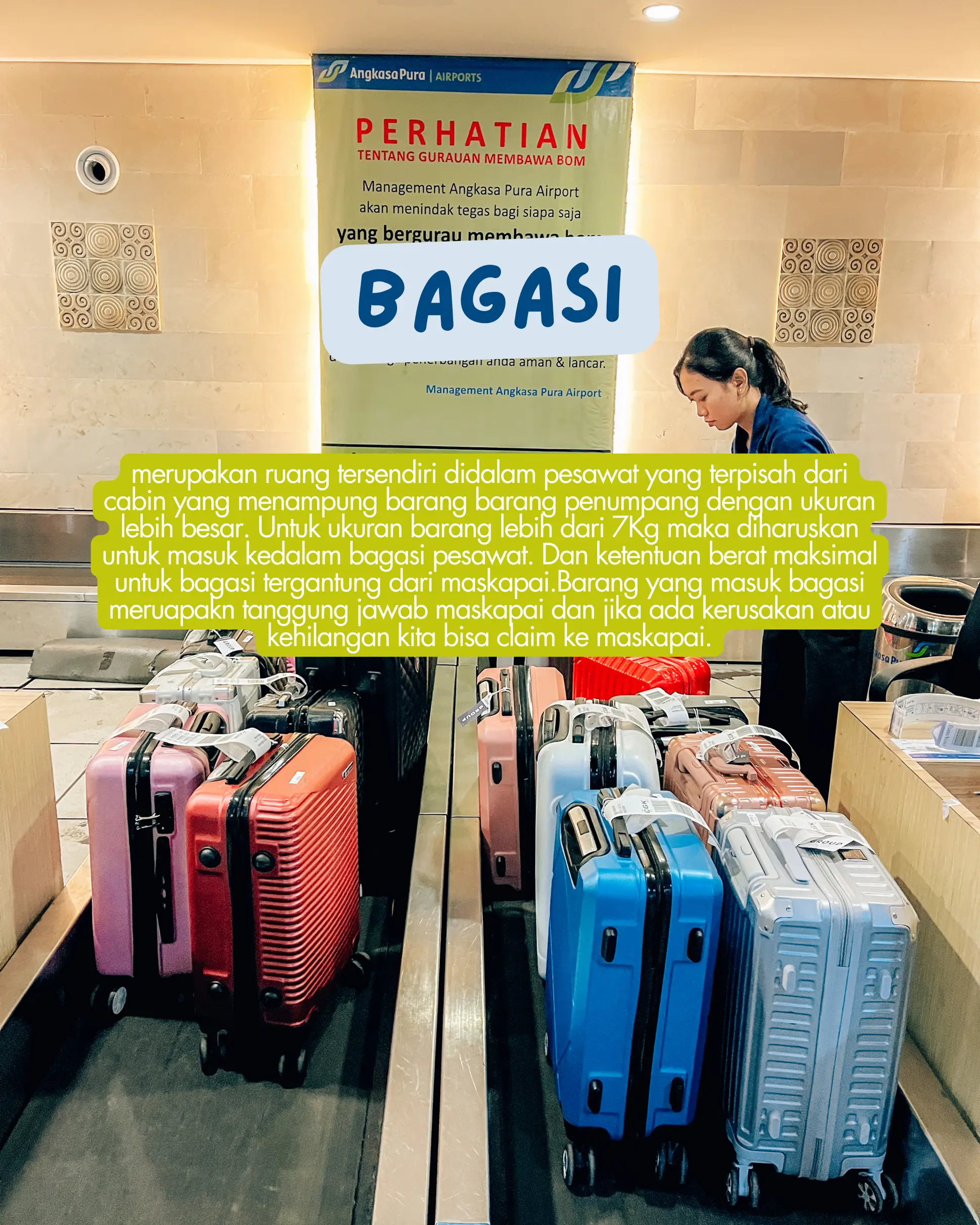 Saiz luggage sales masuk cabin