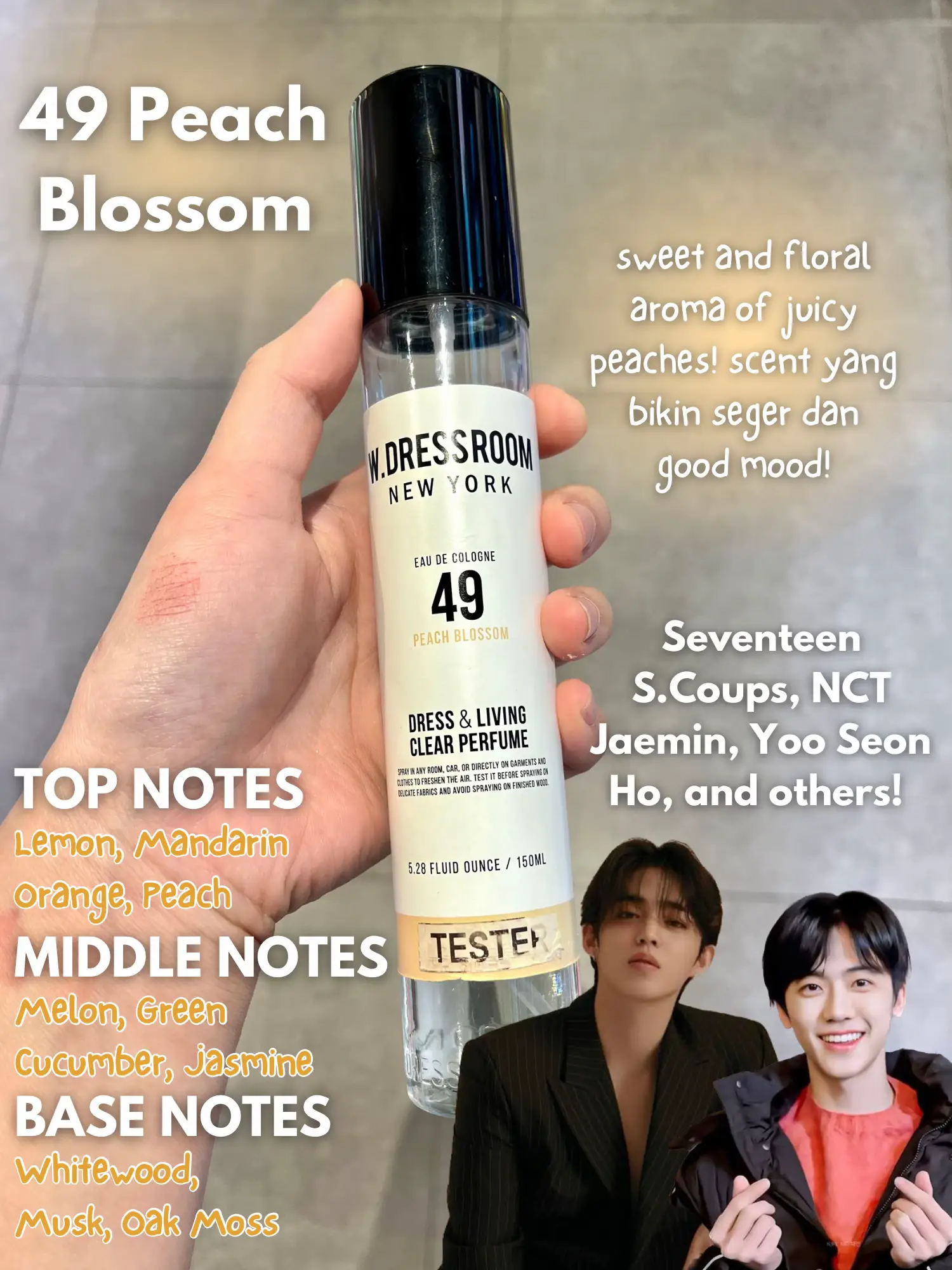 Parfum w dressroom best sale yang dipakai artis korea