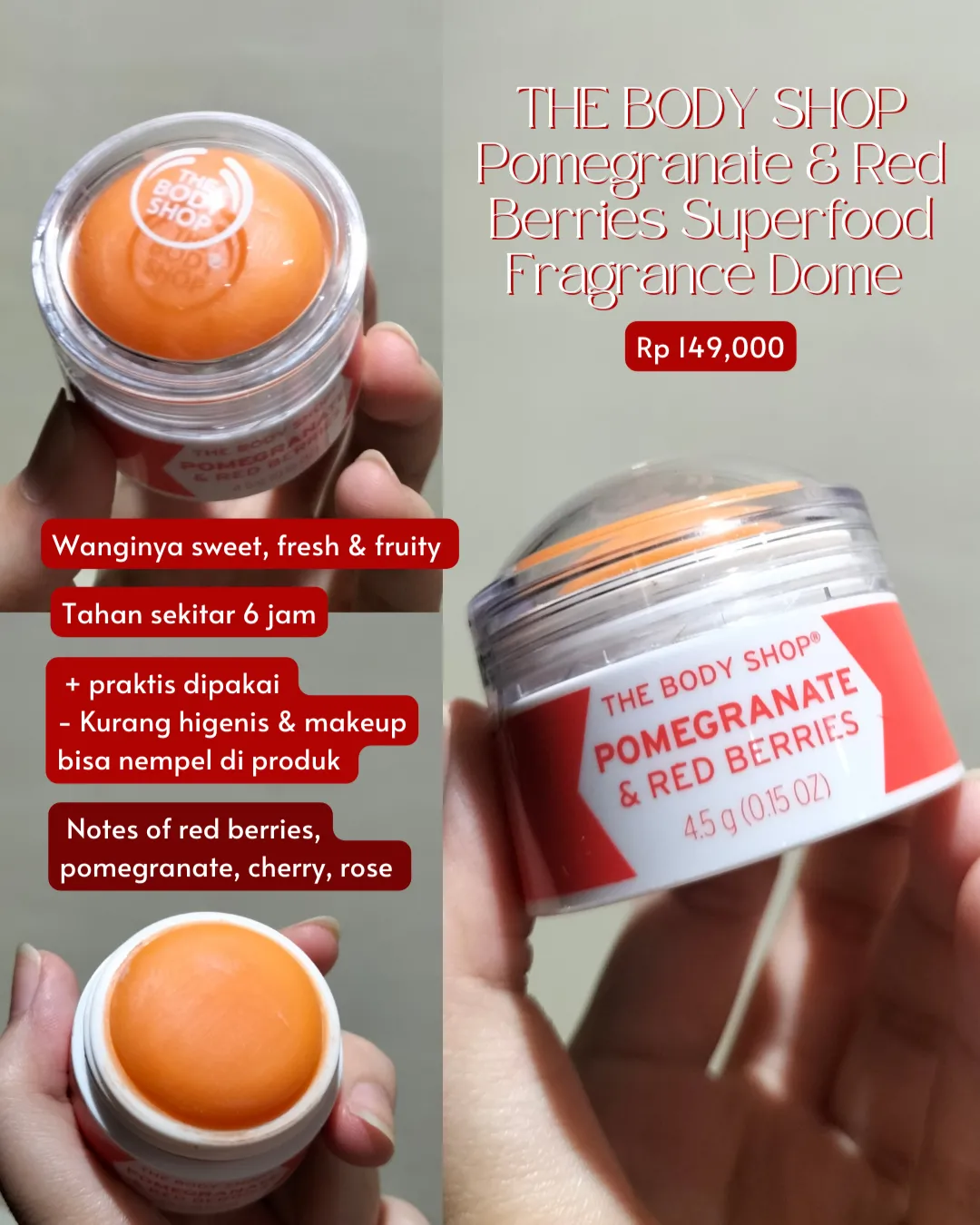 Body shop fragrance cheap dome