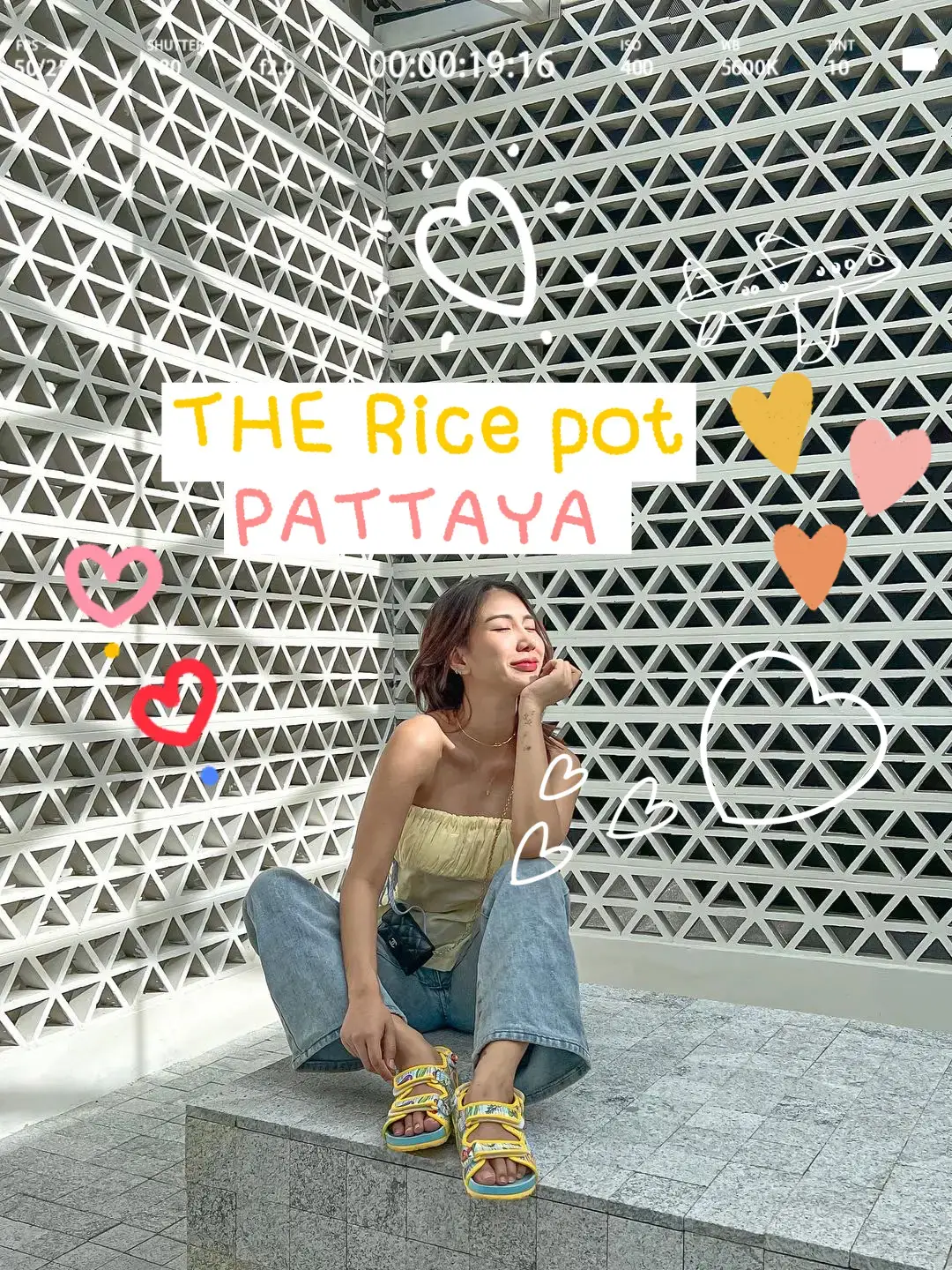 รีวิว The rice potคาเฟ่พัทยา🤍💖🧡💛💚มุมถ่ายรูปสุดเก๋ แกลเลอรีที่โพสต์โดย