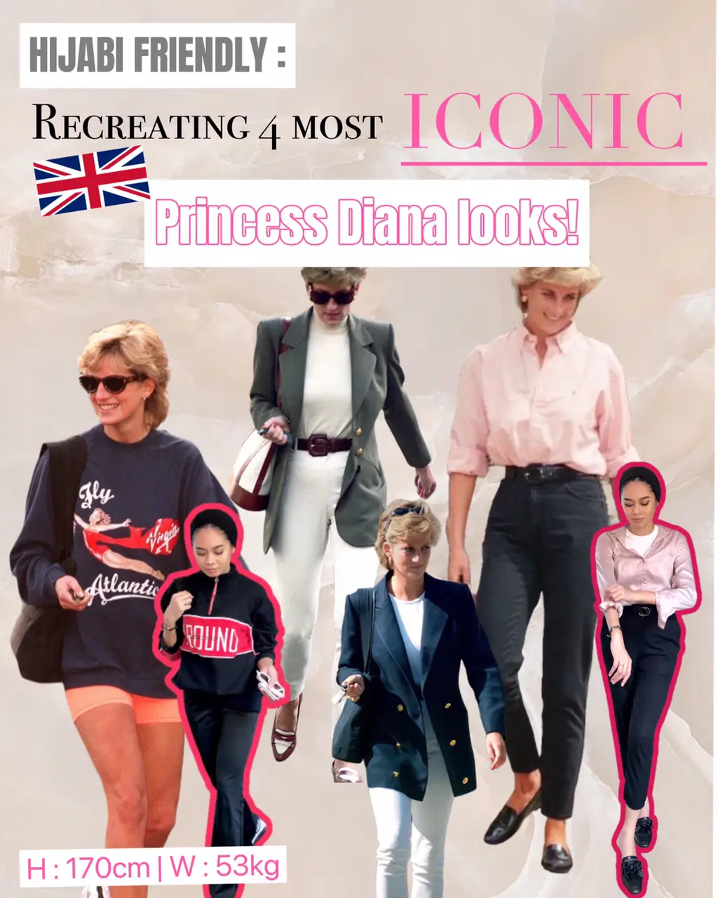 Princess Diana's iconic outfit : HIJABI version! | Galeri