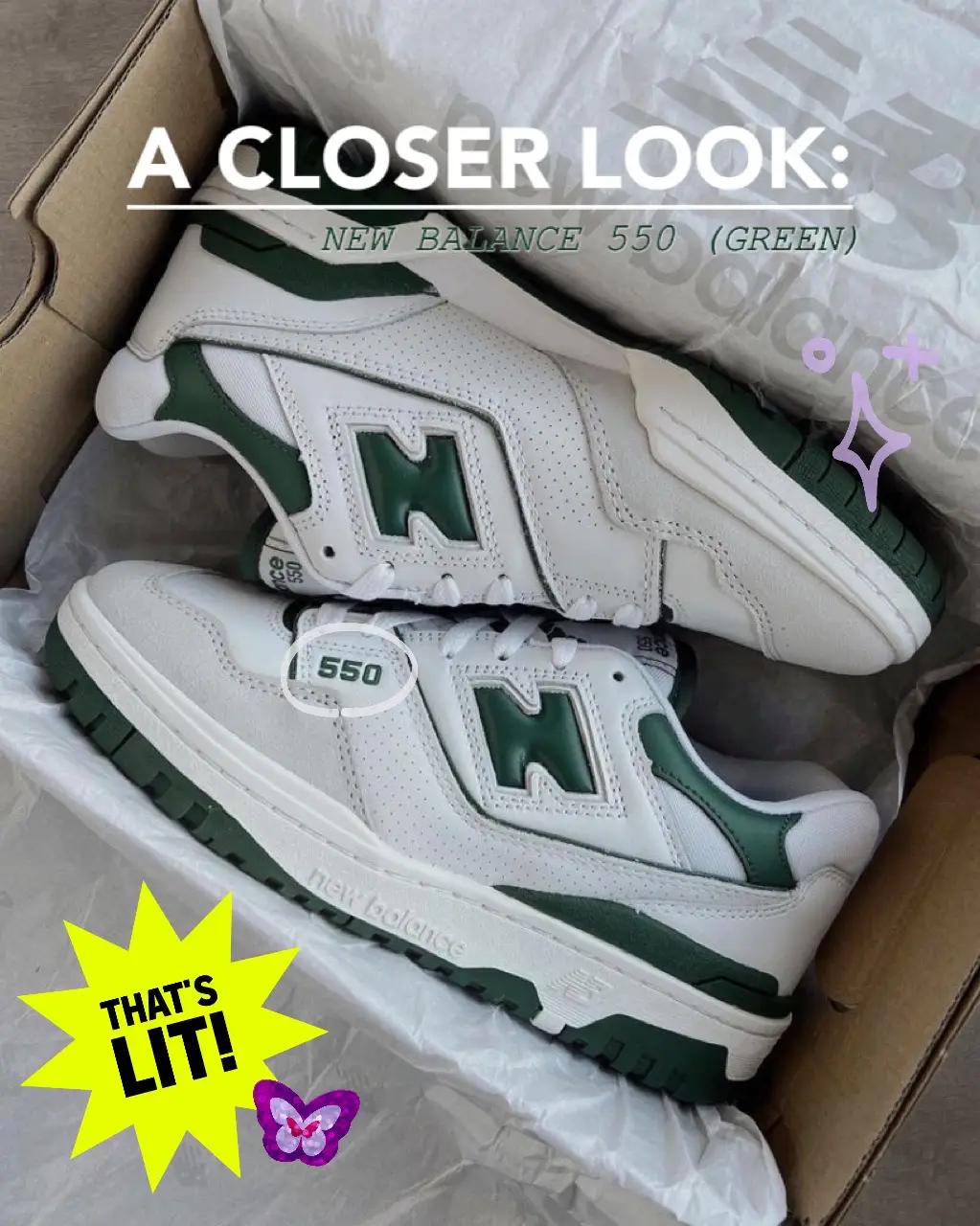 Review : IT Girl Sneakers (New Balance 550)