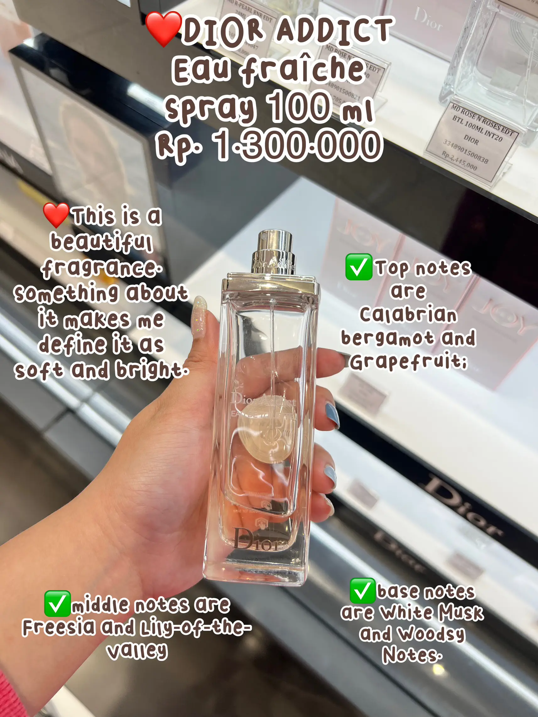 Dior addict outlet notes