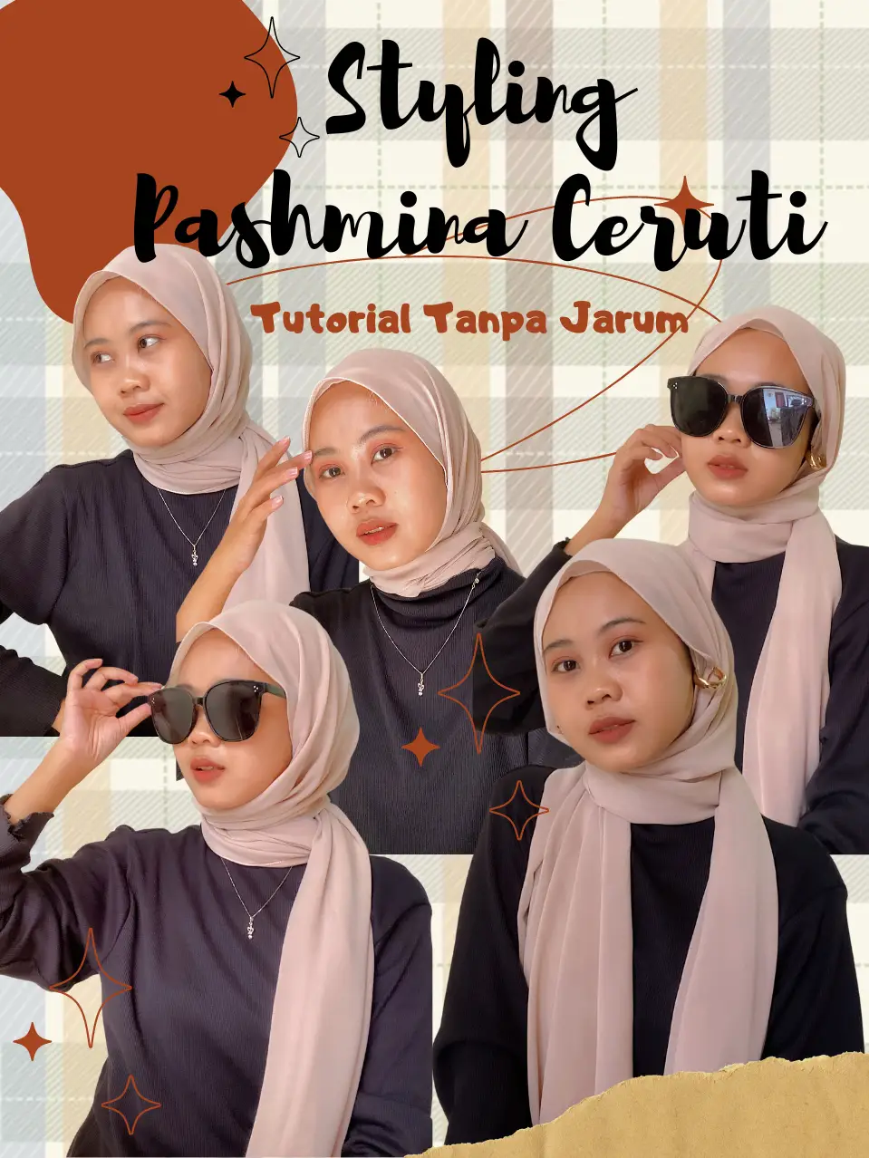 🧕TUTORIAL PASHMINA LILIT NO PENTUL!🧕