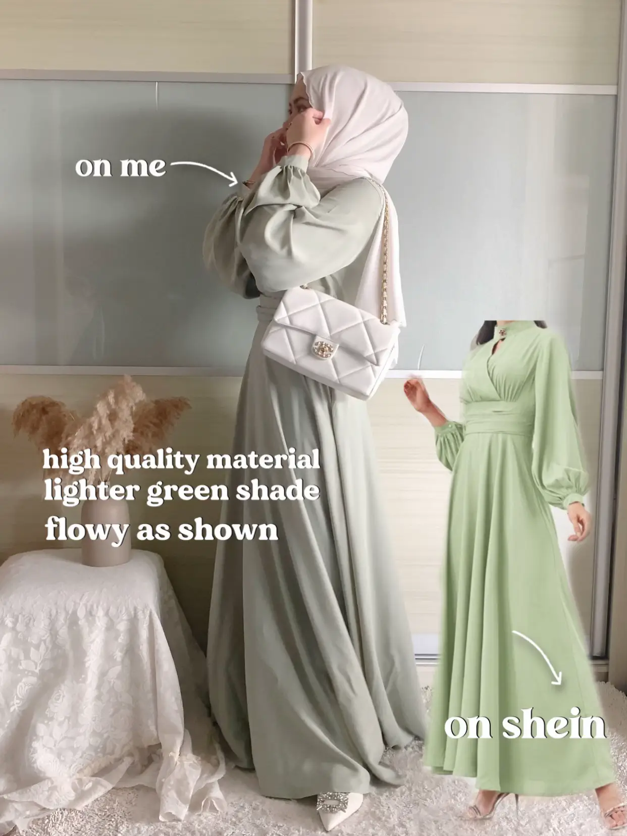 On Shein VS On Me Hijabi Outfits🤍's images(4)