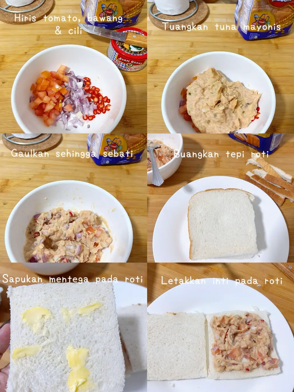 Resepi sandwich deals tuna