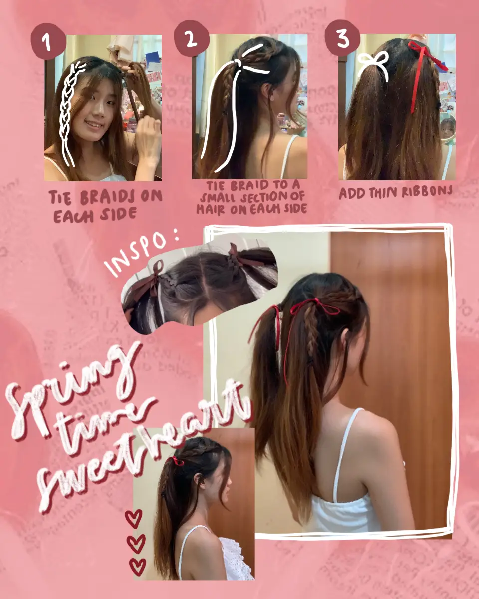 5 easy tiktok inspired hair looks you MUST try 🌷🎀, Gallery posted by  rachel ⛅️