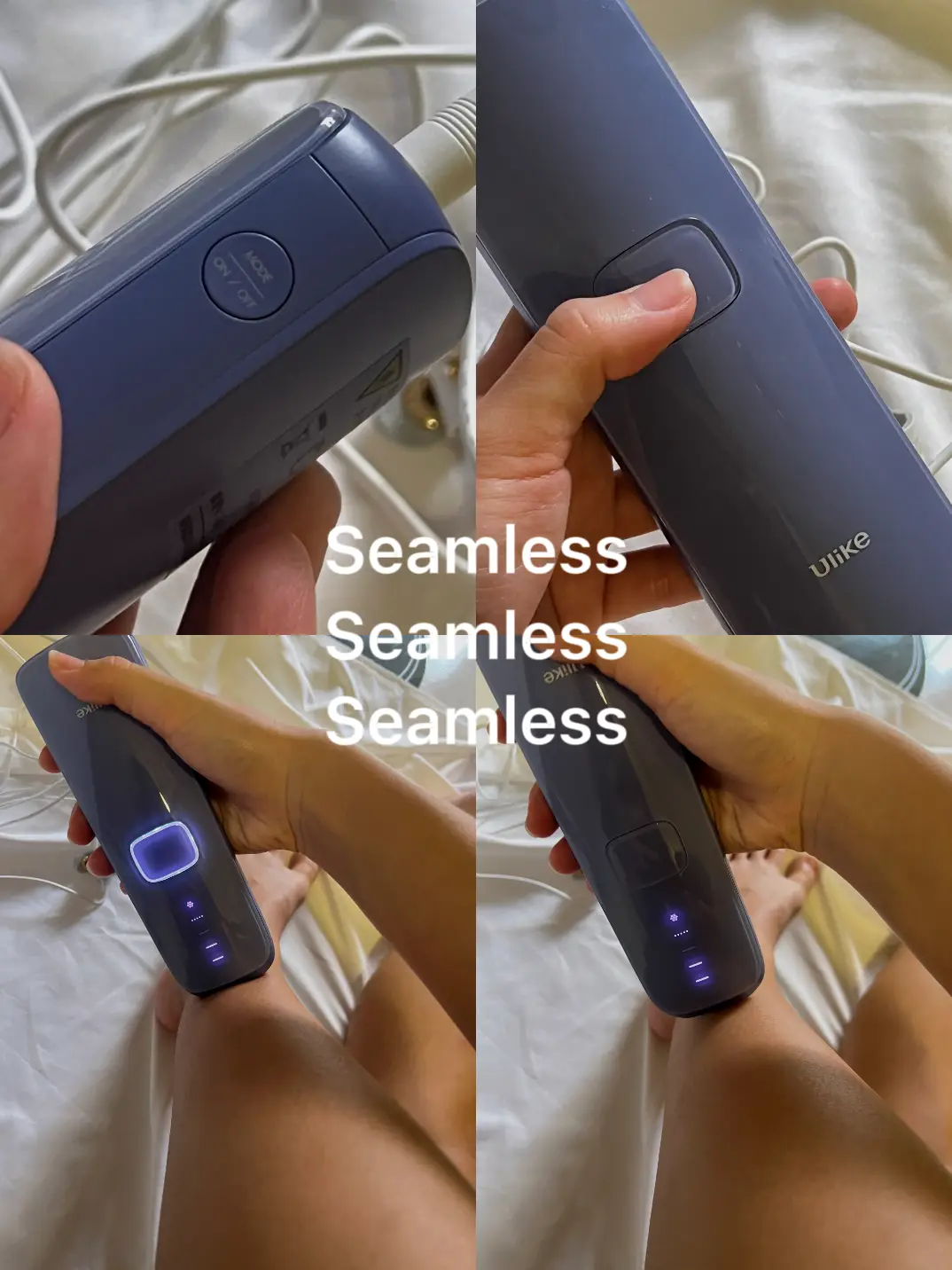 Purple hot Nanas IPL Hair Removal Handset