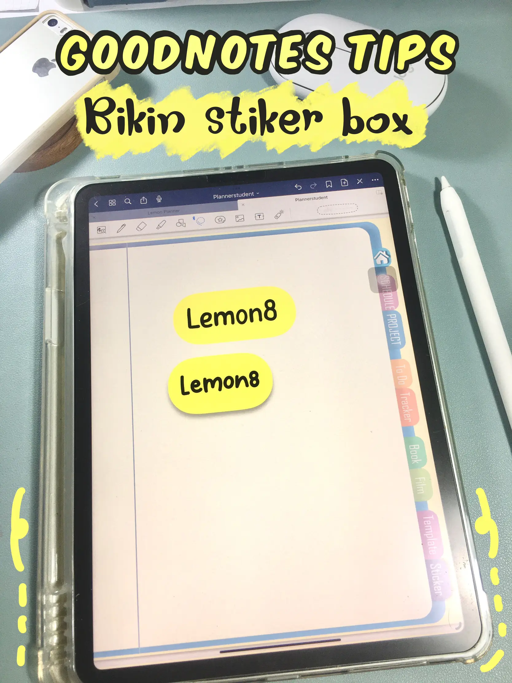 Goodnotes Tips !! Bikin Stiker Box | Bài viết do Ota_diginote đăng ...