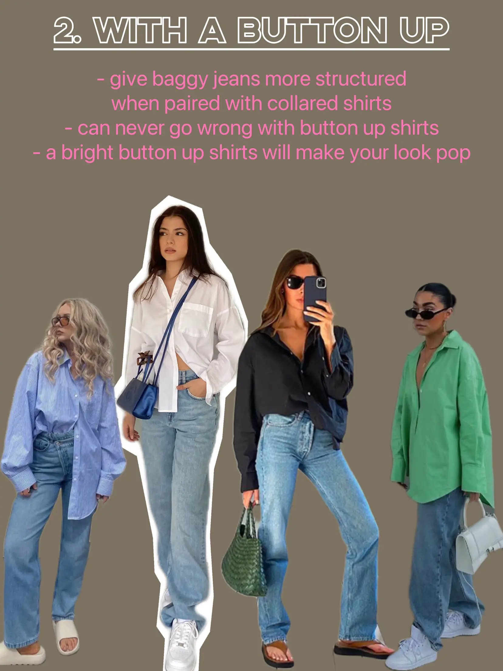 HOW TO STYLE YOUR SHIRT + JEANS TO LOOK STYLISH!, Galeri disiarkan oleh  Faznadia