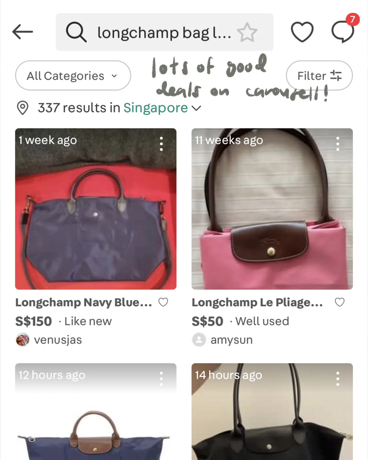 My Luxury Bags: Longchamp Le Pliage Size Guide