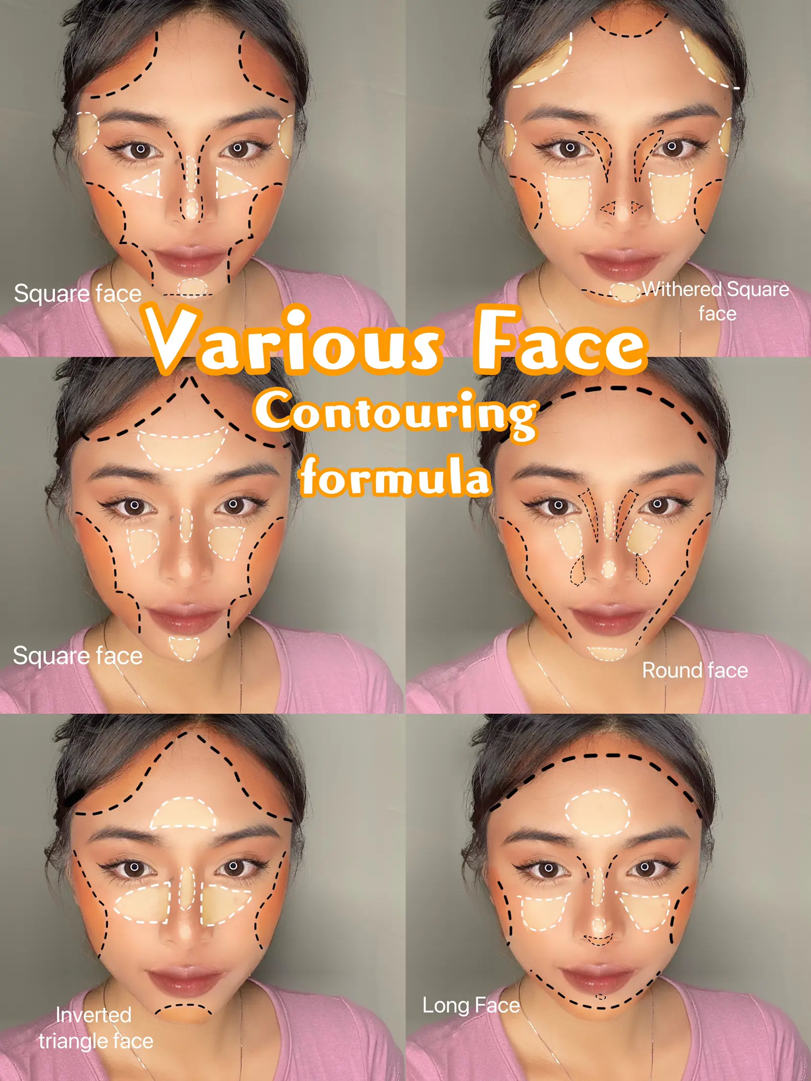 Various Face contouring formulas, Gallery posted by lowela