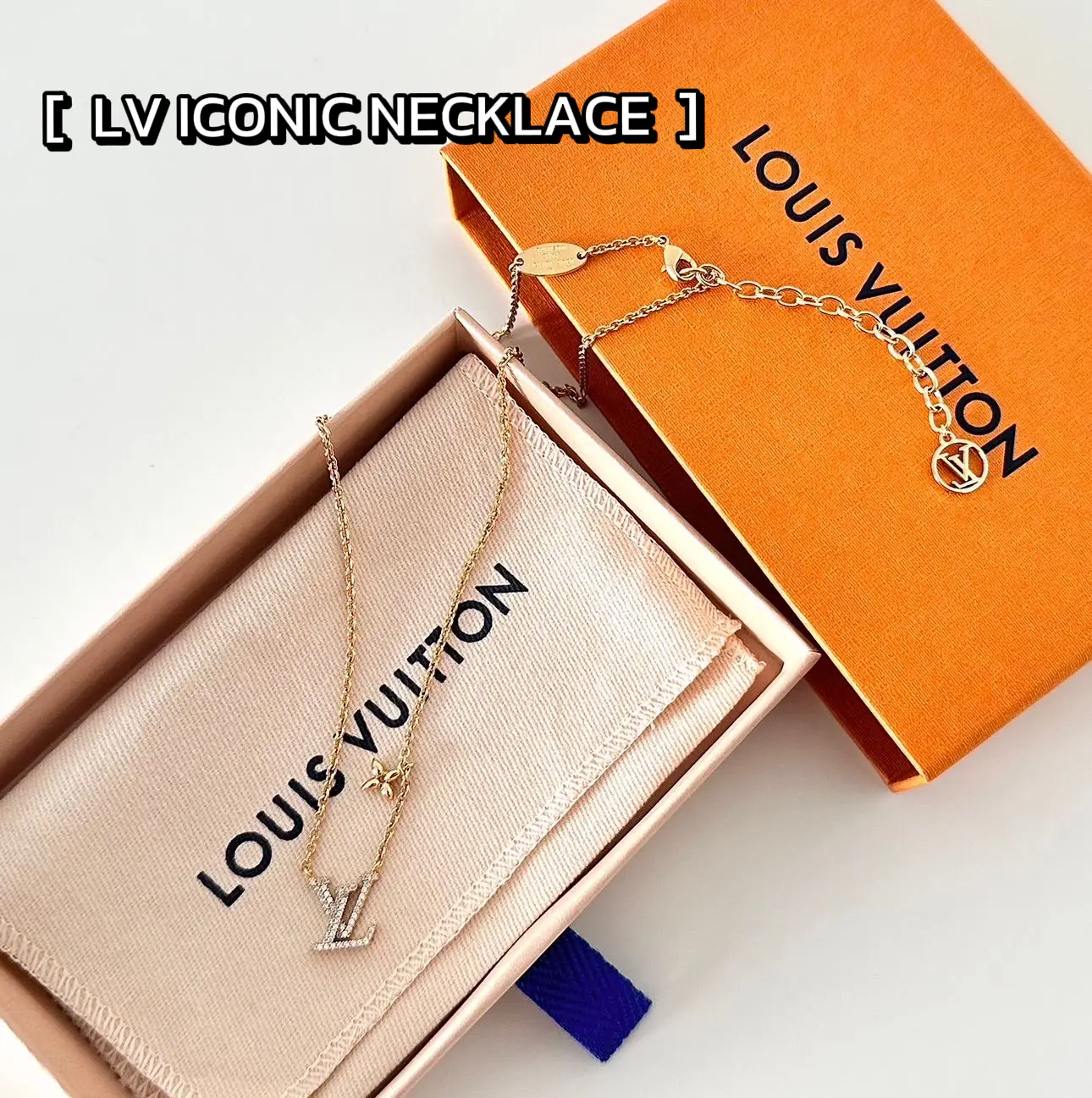 Unboxing Louis Vuitton LV ICONIC NECKLACE 