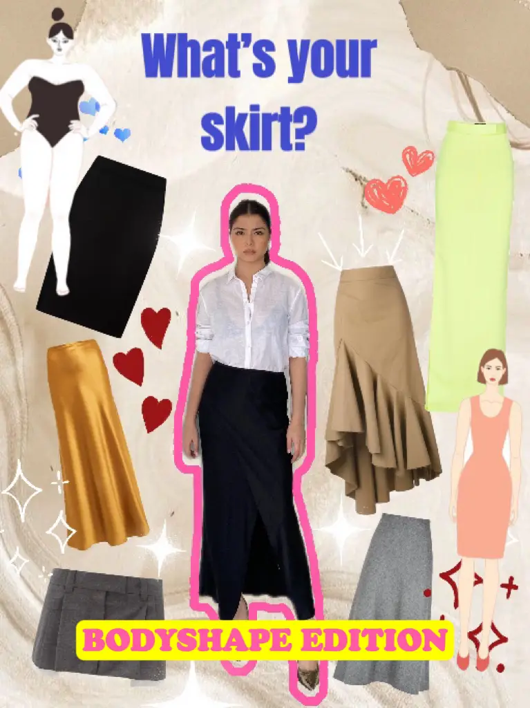 How to style skirts on a PEAR shape 🍐 ❓What is a pear shape? A sma
