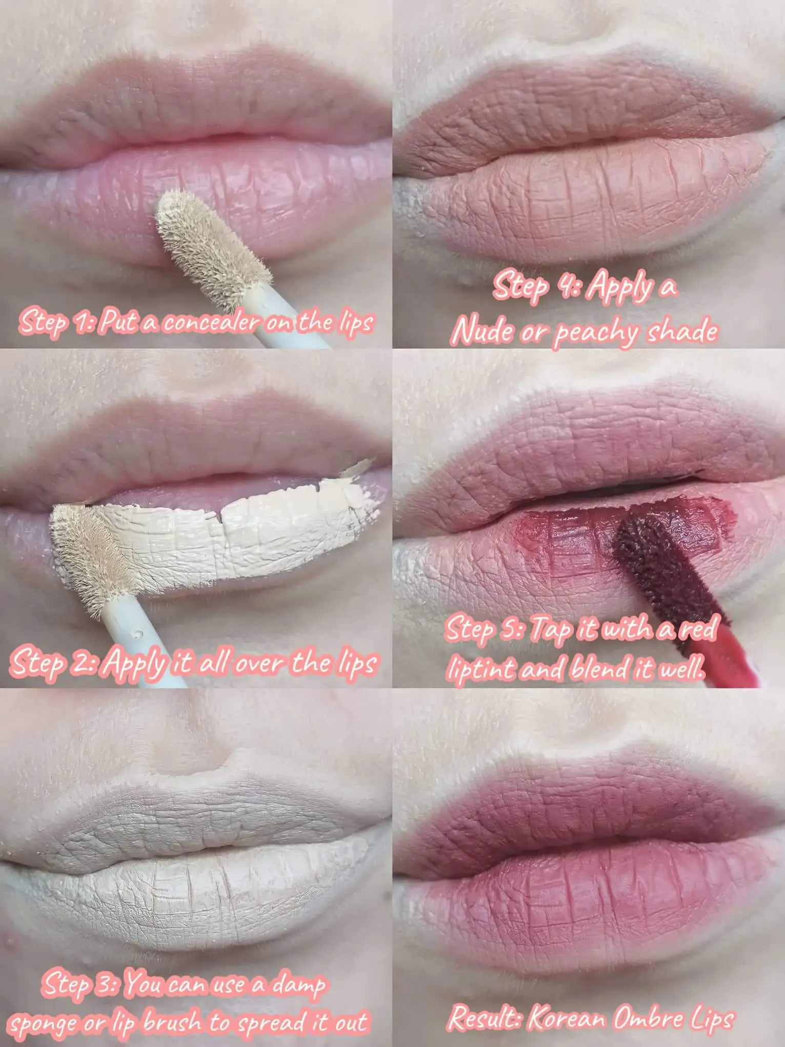 How to achieve a korean lip effect✨‼️ | Gallery posted by lovesbymarie |  Lemon8