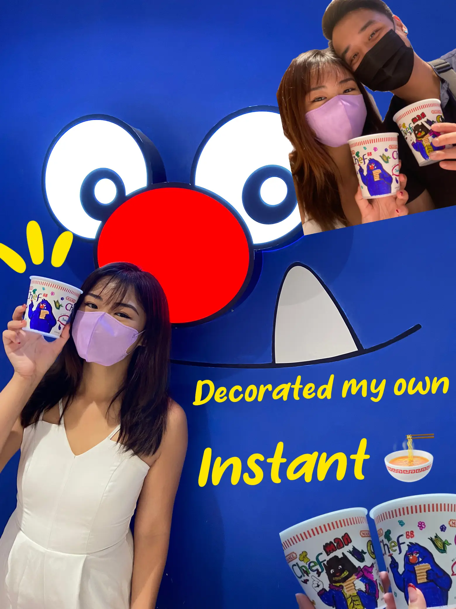 Decorate your own mamee cup noodles 💙😋 | แกลเลอรีที่โพสต์โดย Jasmine ...