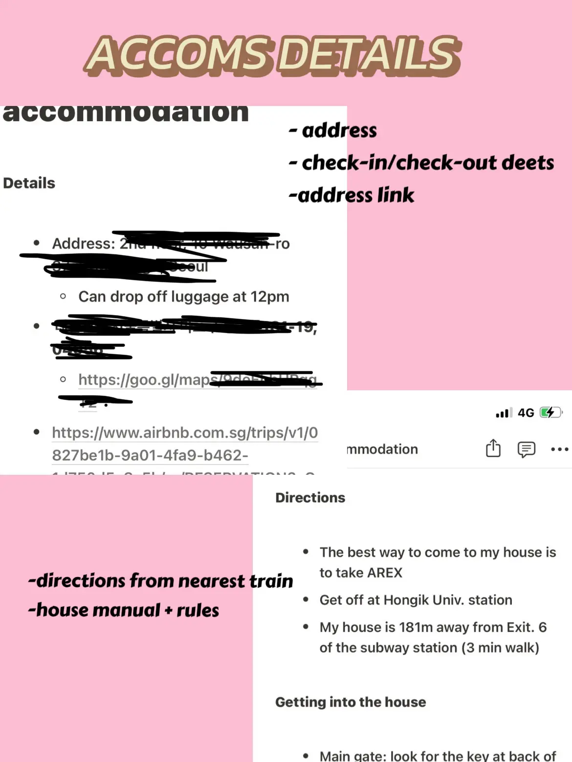 Accommodation Details