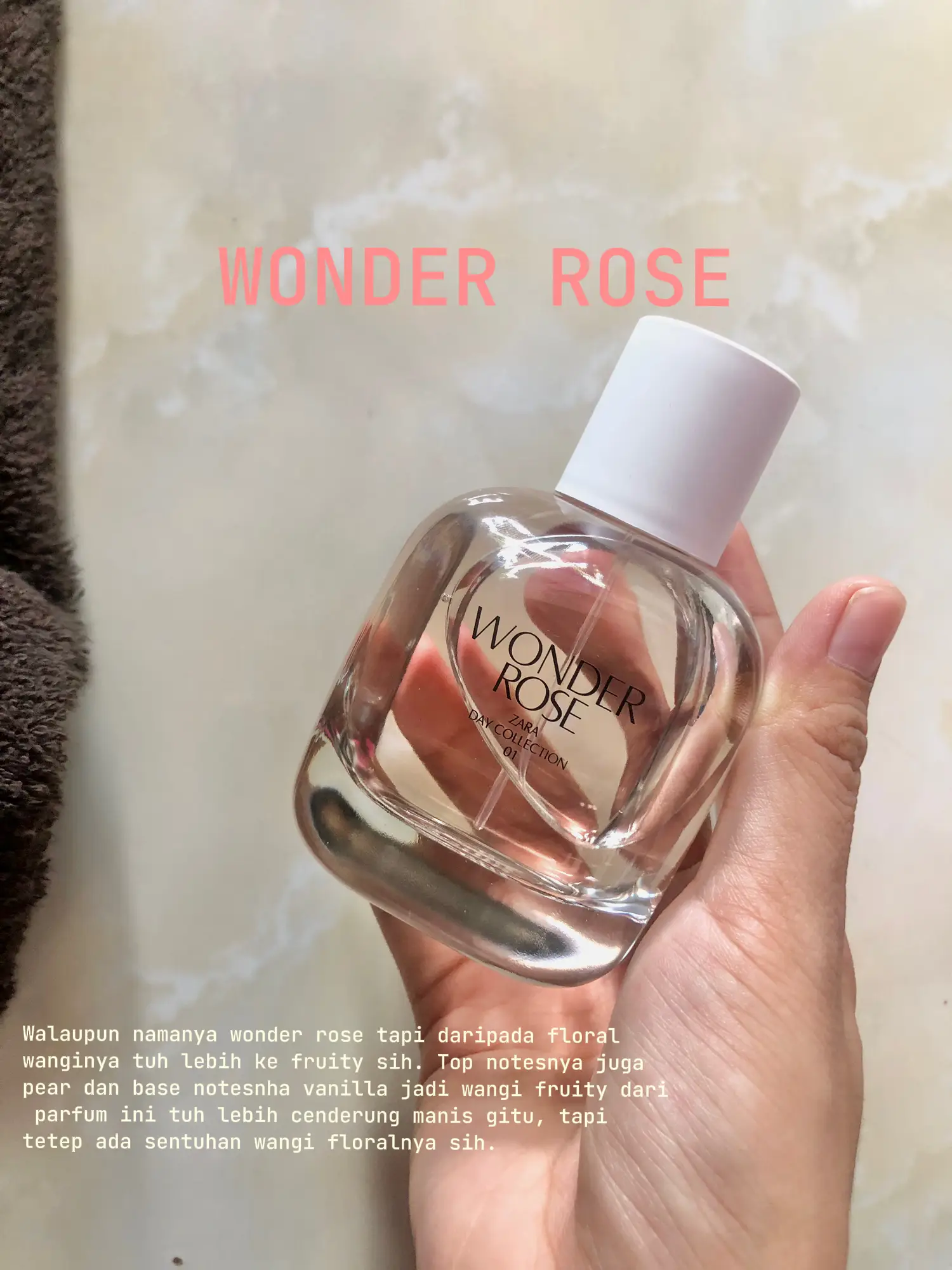 Aroma parfum discount zara wonder rose