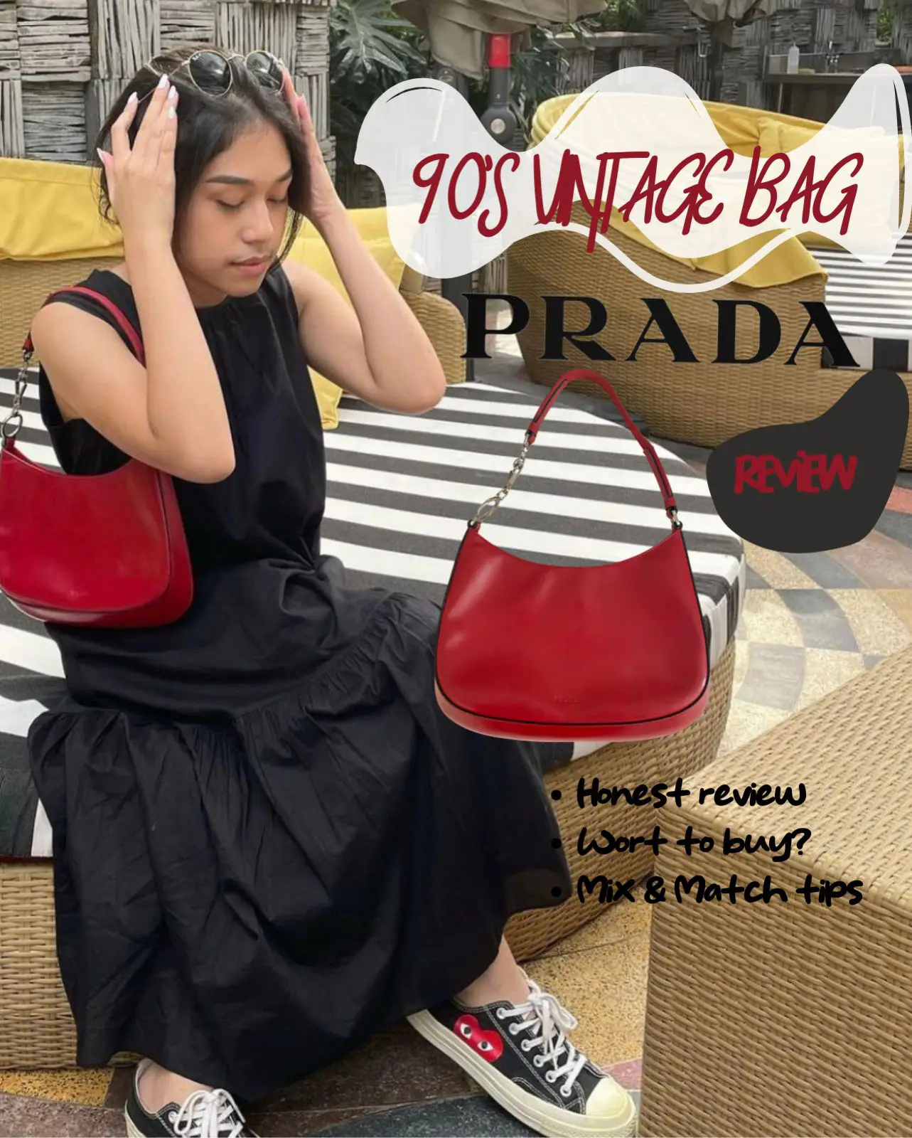 How I Style 90 s Vintage Prada Bag Galeri diposting oleh