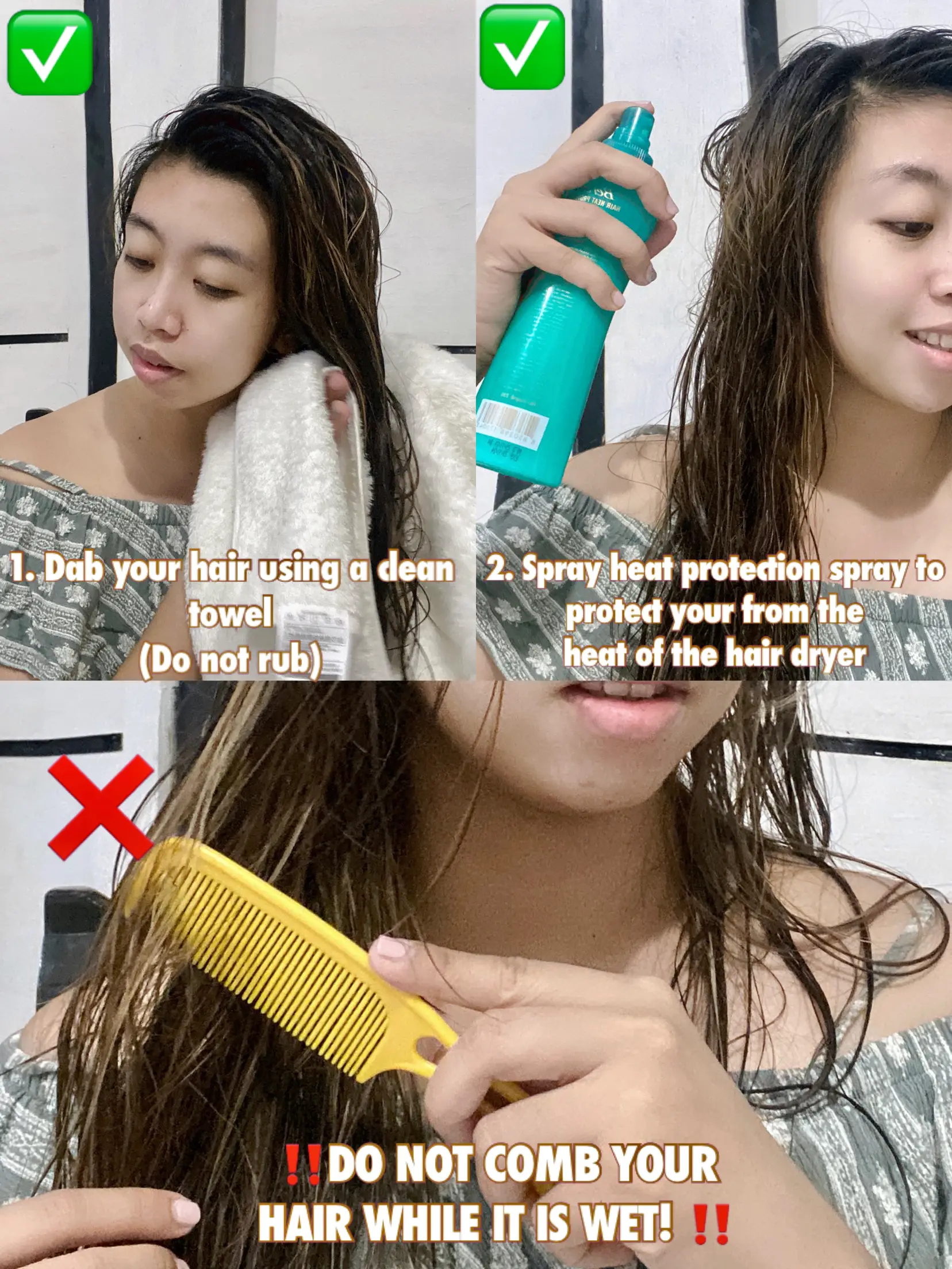 How To Towel-Dry Hair Properly Without Damaging It