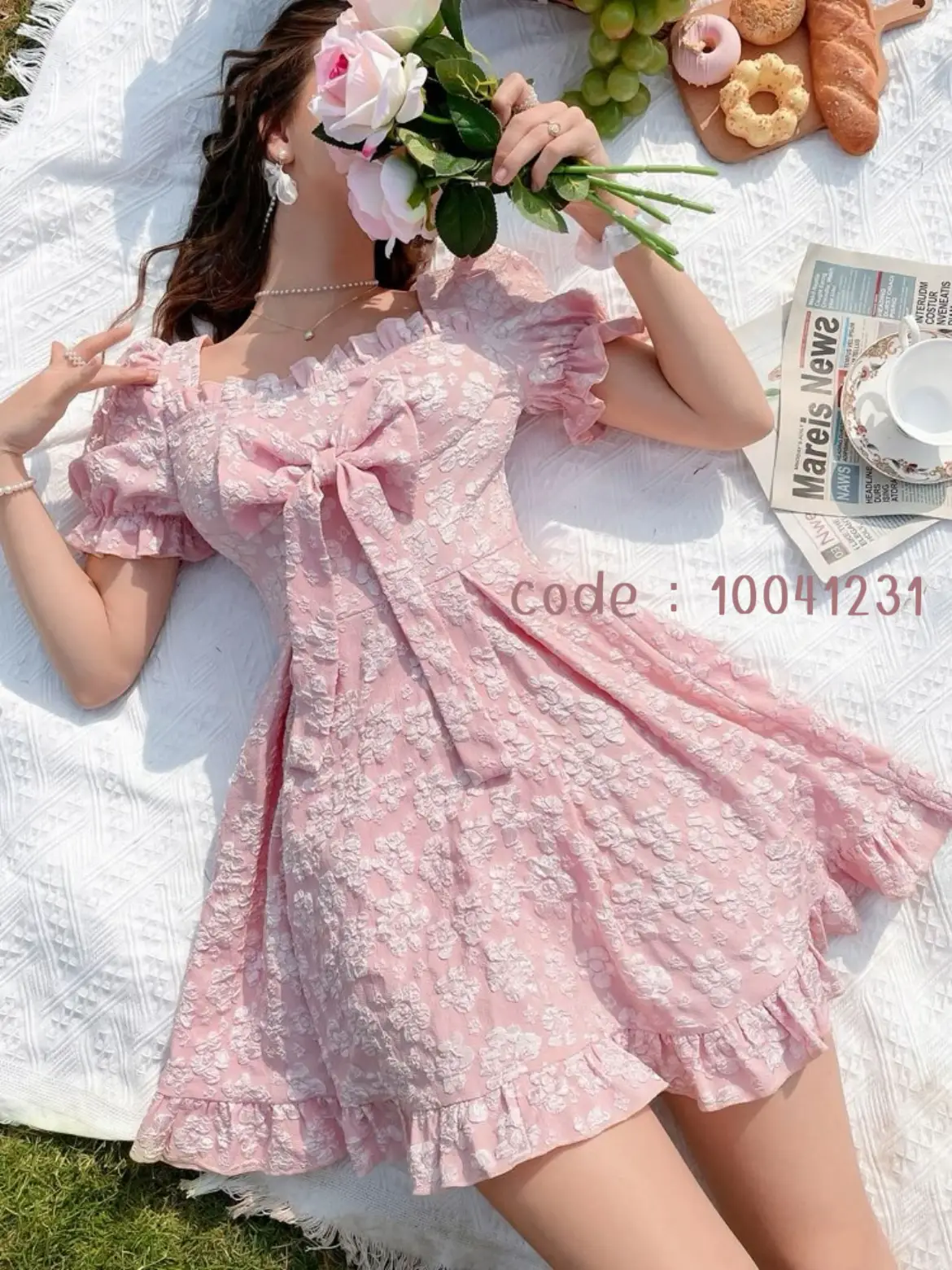 Fashion Pink Dress S751