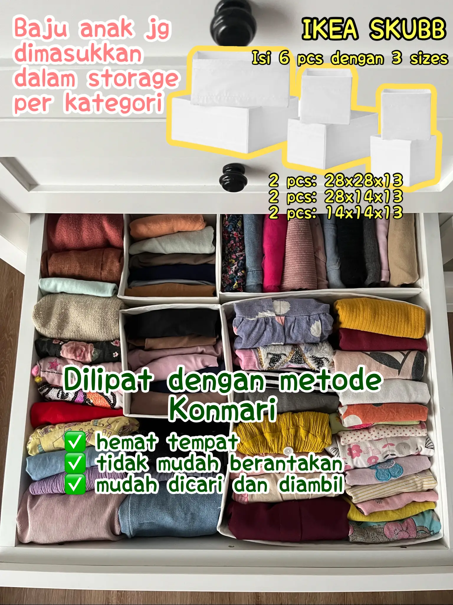 Le Mari Rapi Rahasia lemari SELALU RAPI no more berantakan 👋 ️ | Galeri diposting ...