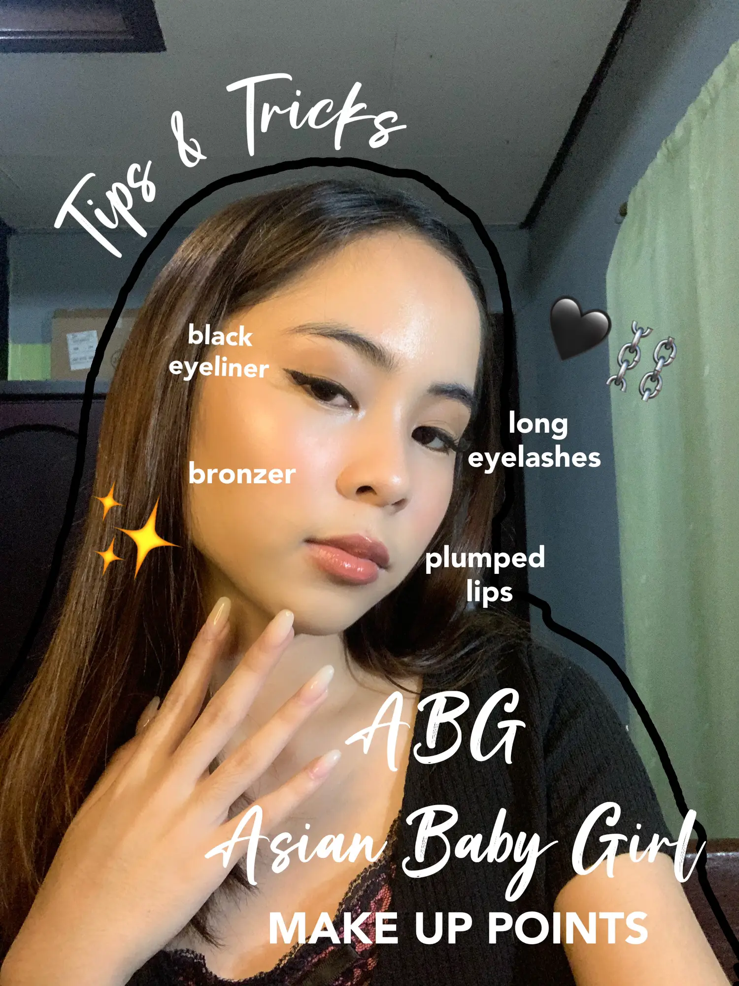 ABG makeup points ⛓️🖤 | Gallery posted by Jewel Diaz | Lemon8