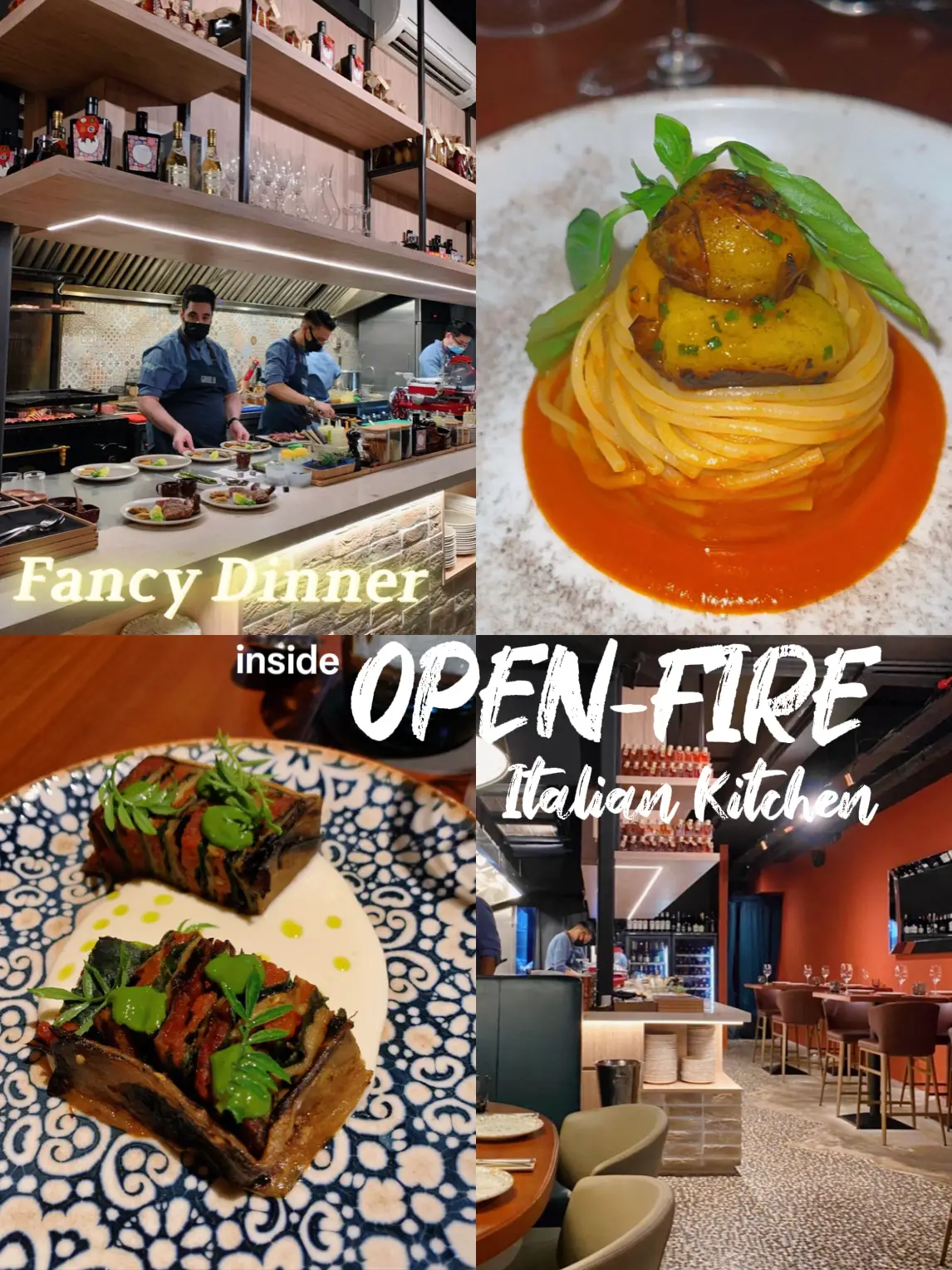 Griglia Open Fire Italian Kitchen - An immersive dining experience at  Griglia🔥 Watch the action that happens behind the counter while you dine  right in front of our open kitchen. Feel the