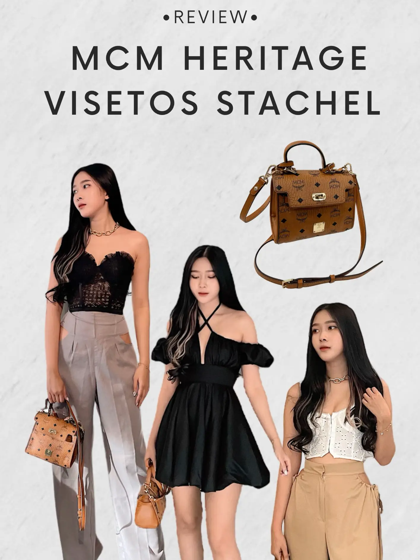 REVIEW BAG MCM HERITAGE VISETOS STACHEL Gallery posted by Thalita Zhafira Lemon8