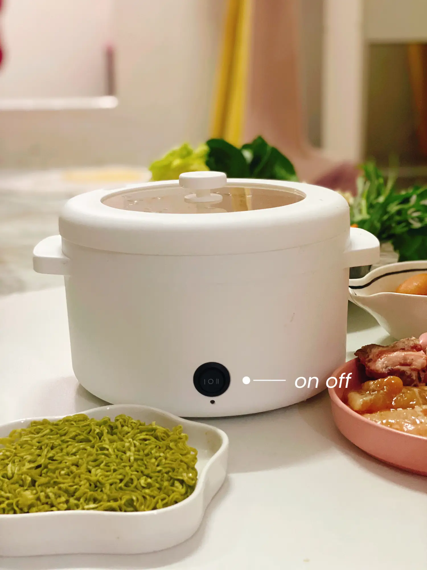 Electric Steamer Mini Hot Pot Electric Ramen Cooker Hotpot - Temu