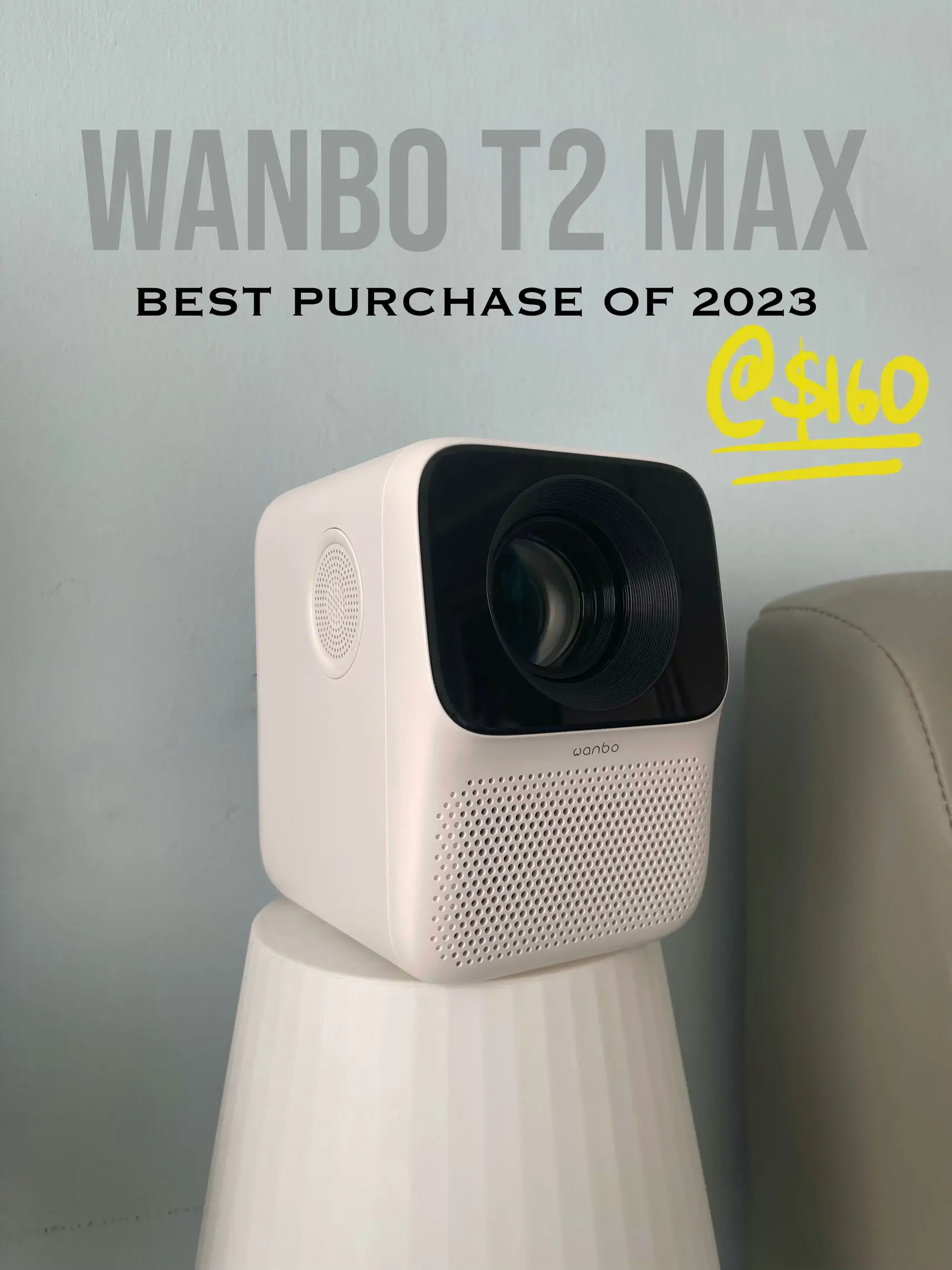 New and Improved! New Wanbo T2 2023 - Better Sounds and Auto Calibration  Ready! 