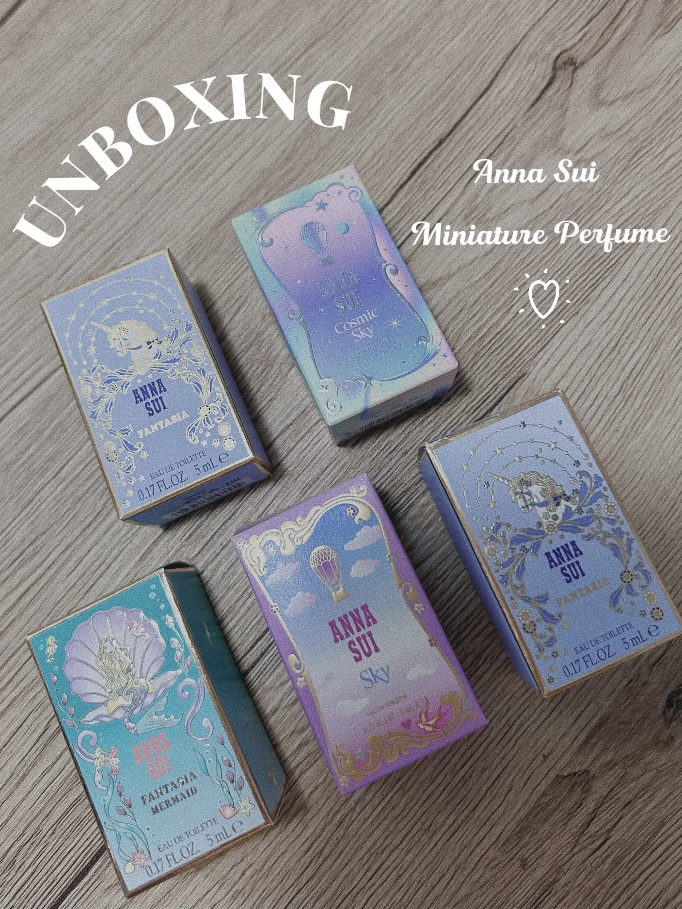 Unboxing Anna Sui Miniature Fragrances ✨