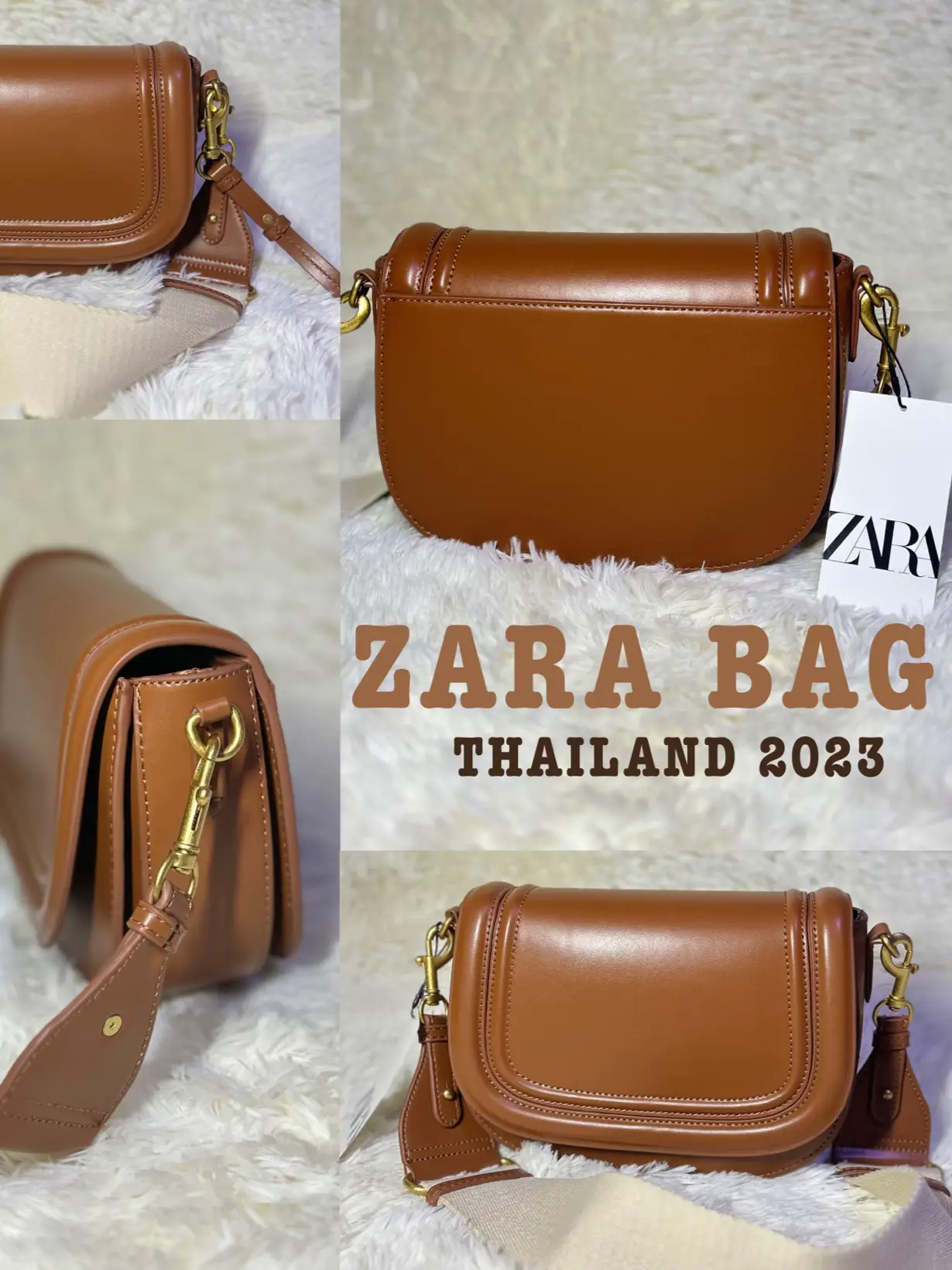 Tas Branded - Tas Zara Basic Shopper New and Original Brown