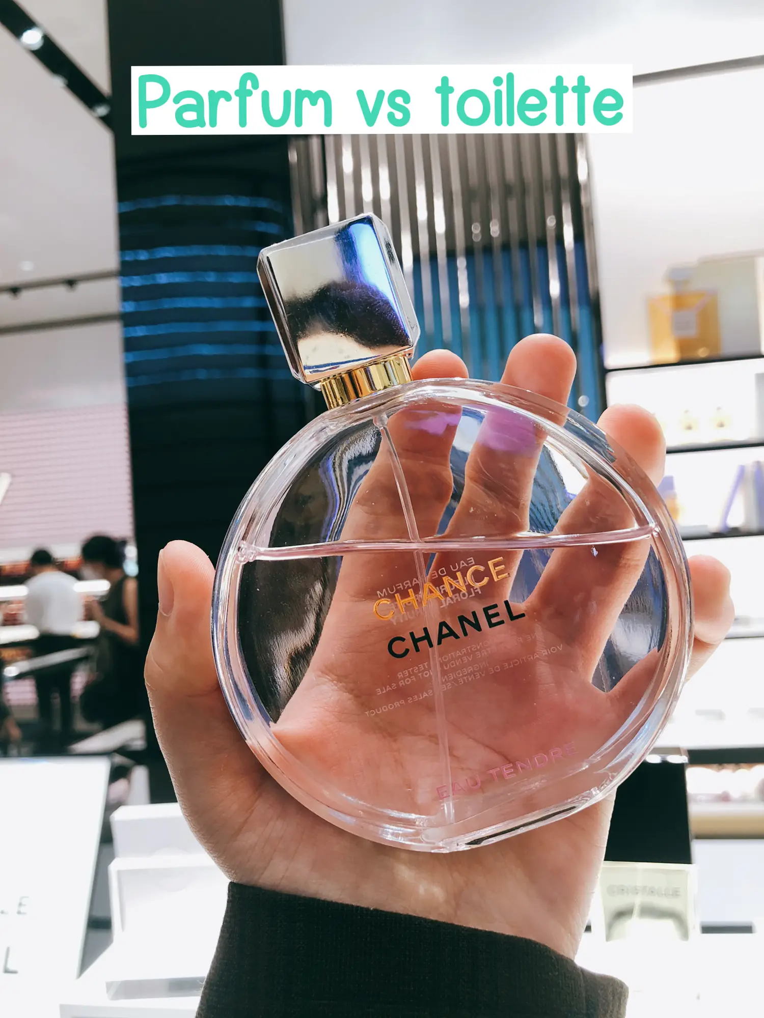 Chanel chance tendre parfum vs toilette hot sale