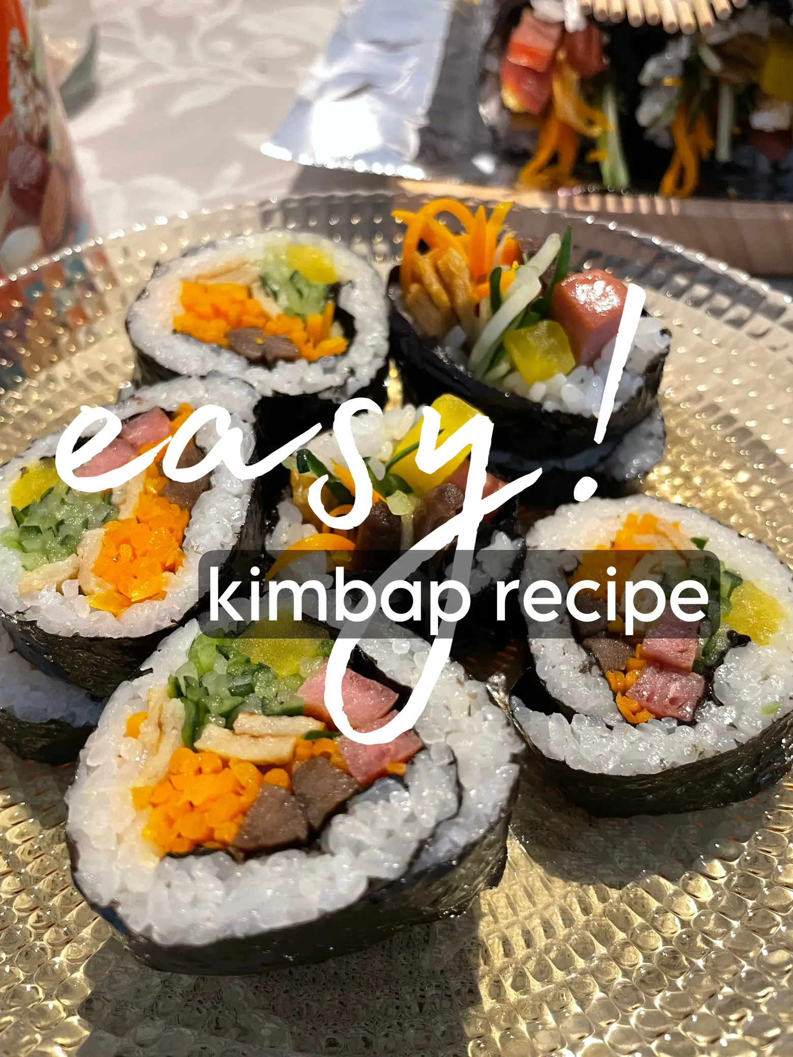 Korean Egg Roll Kimbap - Christie at Home