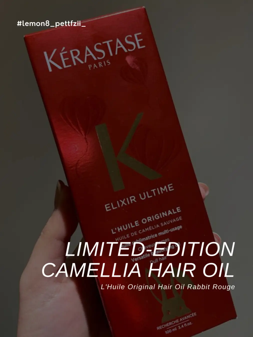 Limited edition Camellia Hair Oil By Kerastase, Galeri disiarkan oleh  J.Danielle Fzii