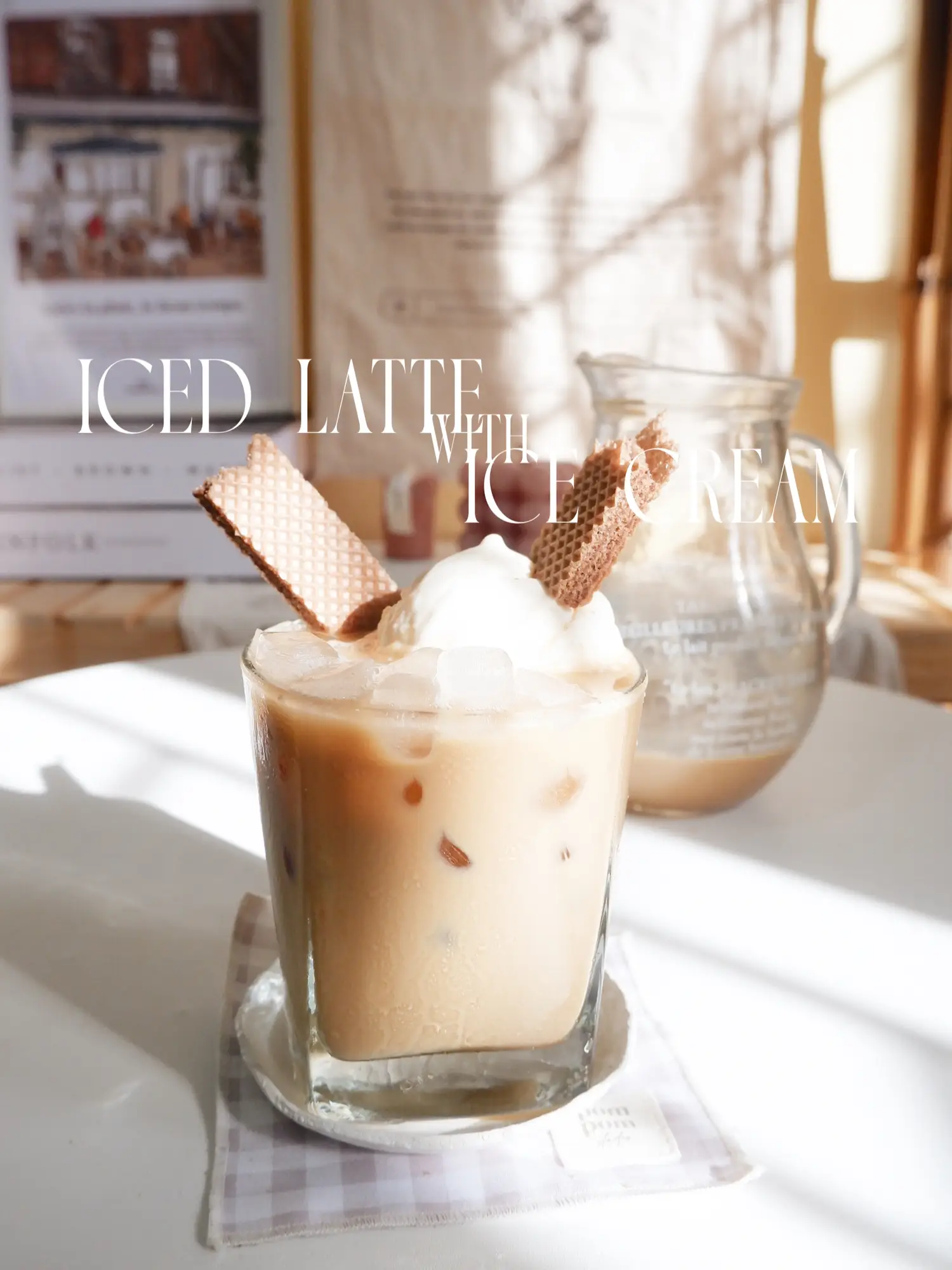 Iced Latte At Home Without A Coffee Machine!, Video published by  Bblancivyy