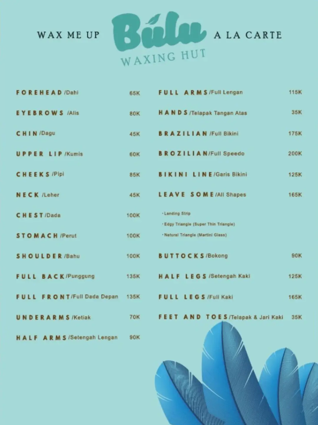 20 ide wl waxing price list teratas di 2024