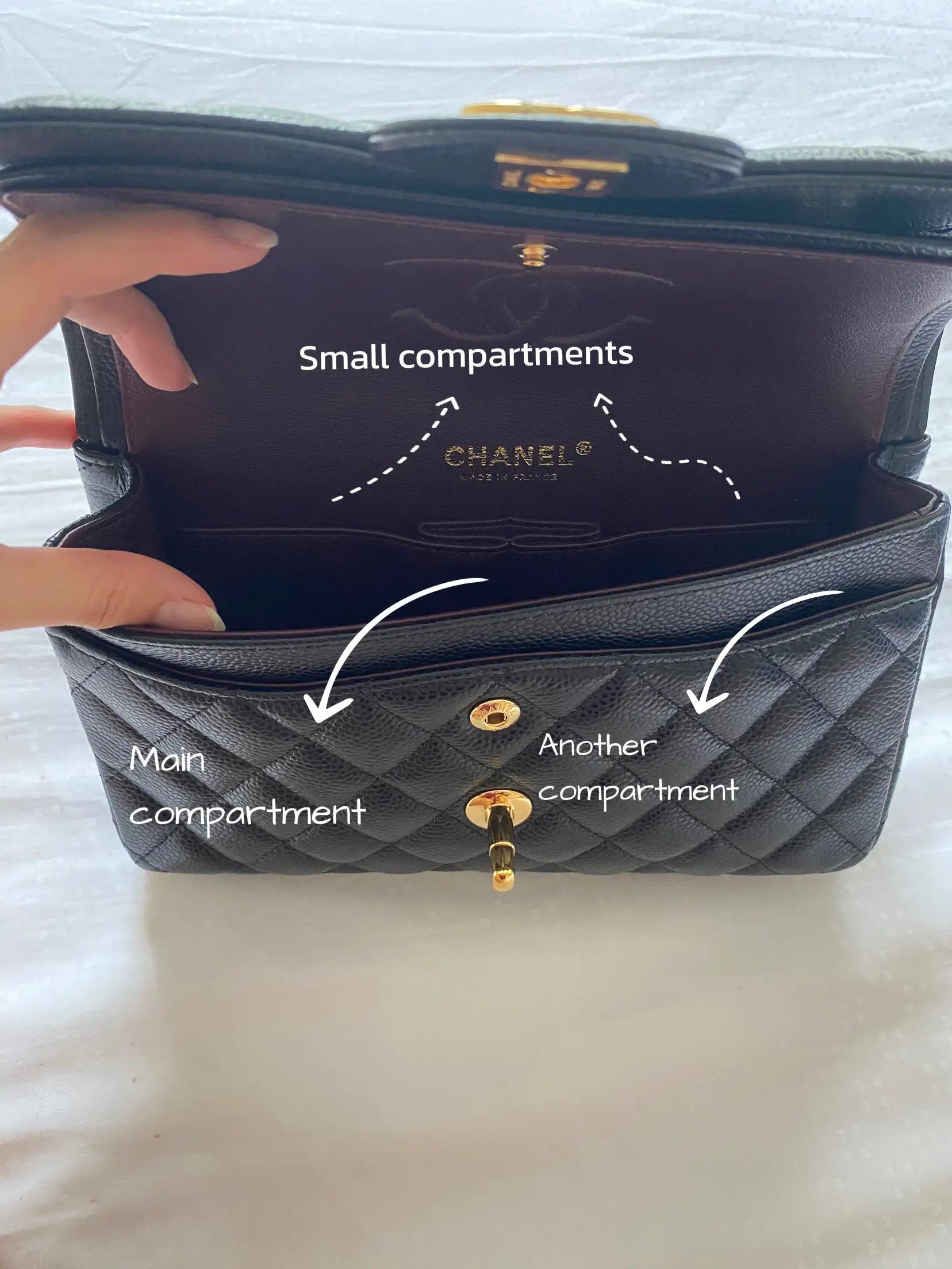 Chanel Pearl Crush Mini Flap/ What fits and What's in my Bag! 