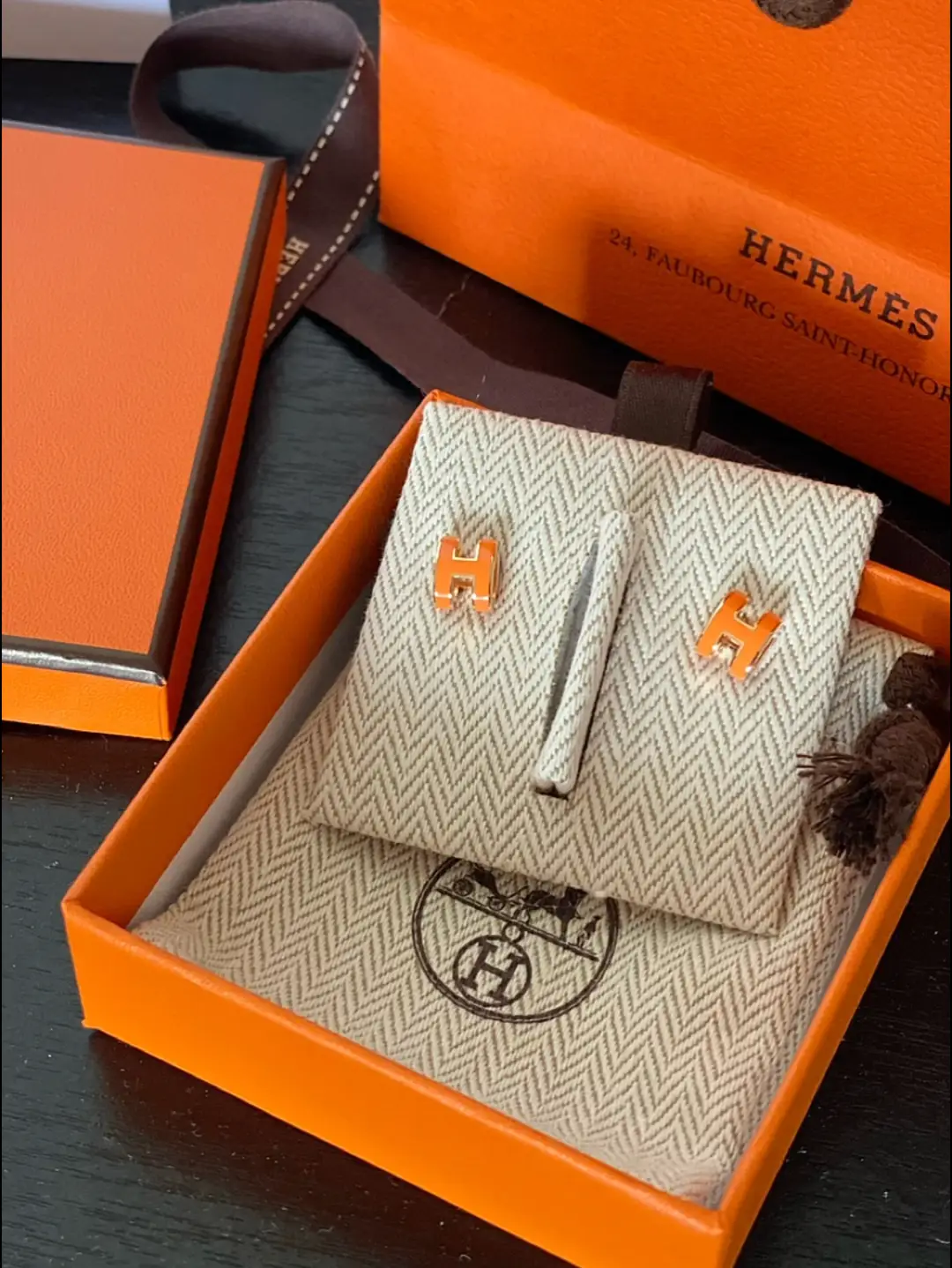 JUST IN Authentic Hermes Collection Hermessence Box, Dustbag and Ribbon
