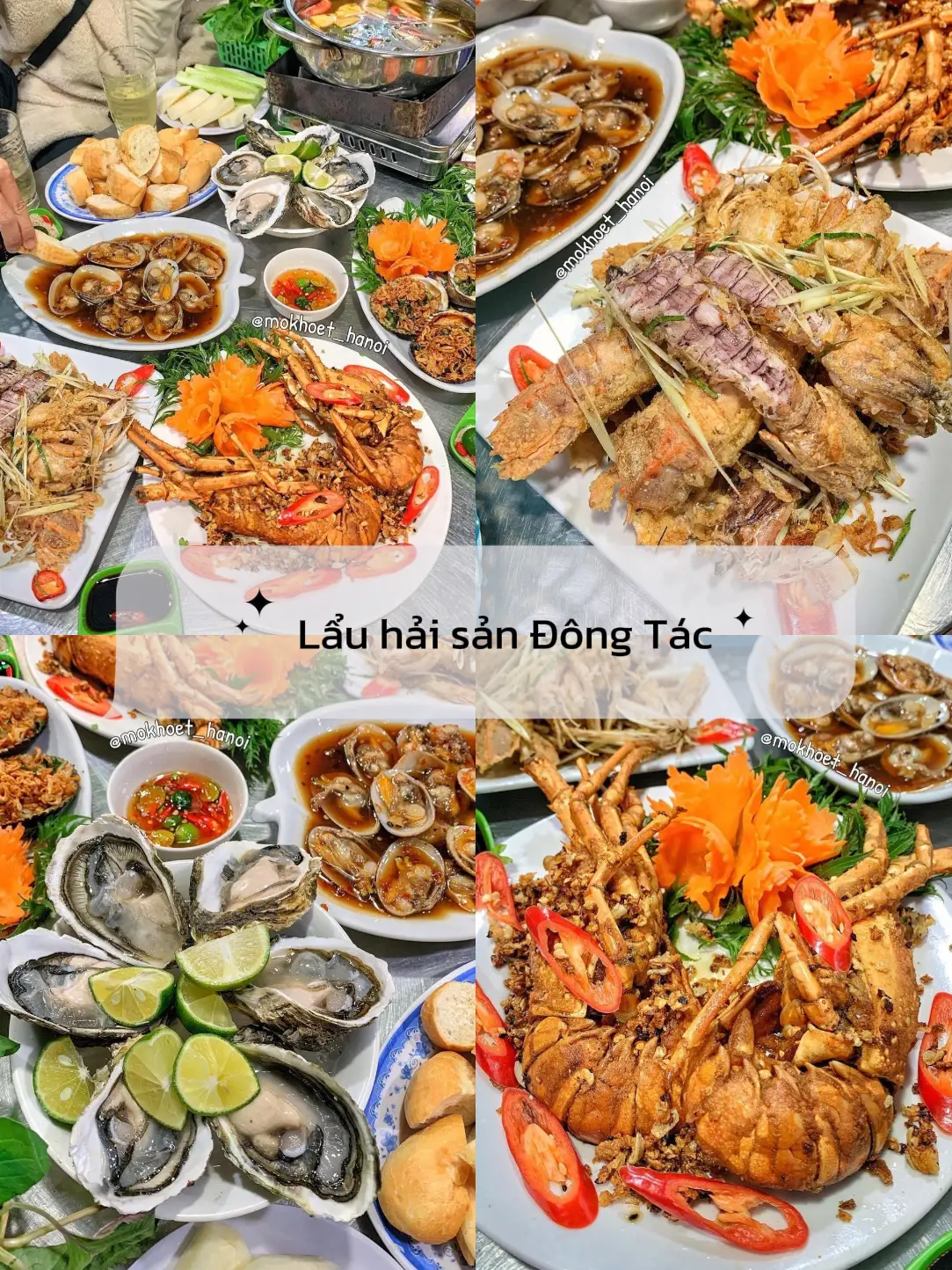 LẨU HẢI SẢN ĐÔNG TÁC | Bộ sưu tập do Mỏ Khoét HN đăng | Lemon8